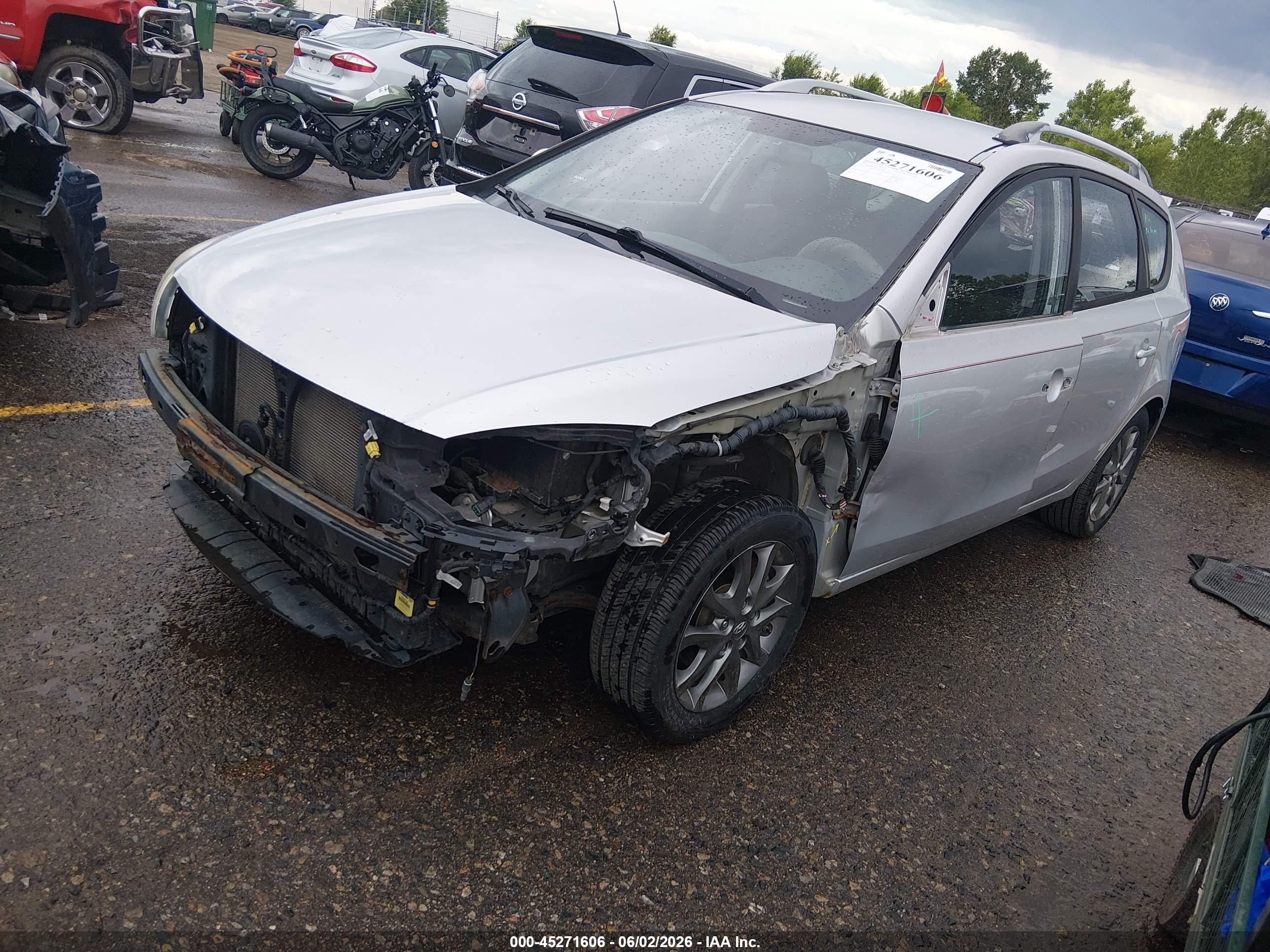 2012 Hyundai Elantra Touring Gls White vin: KMHDC8AE3CU154650