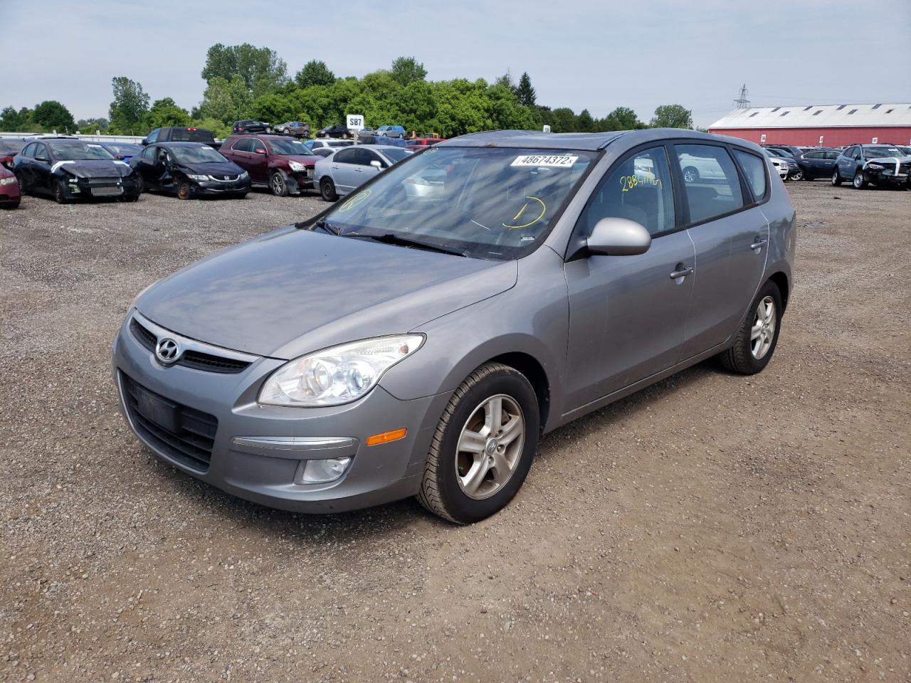 2011 Hyundai Elantra Touring Gls Gray vin: KMHDC8AE4BU119565