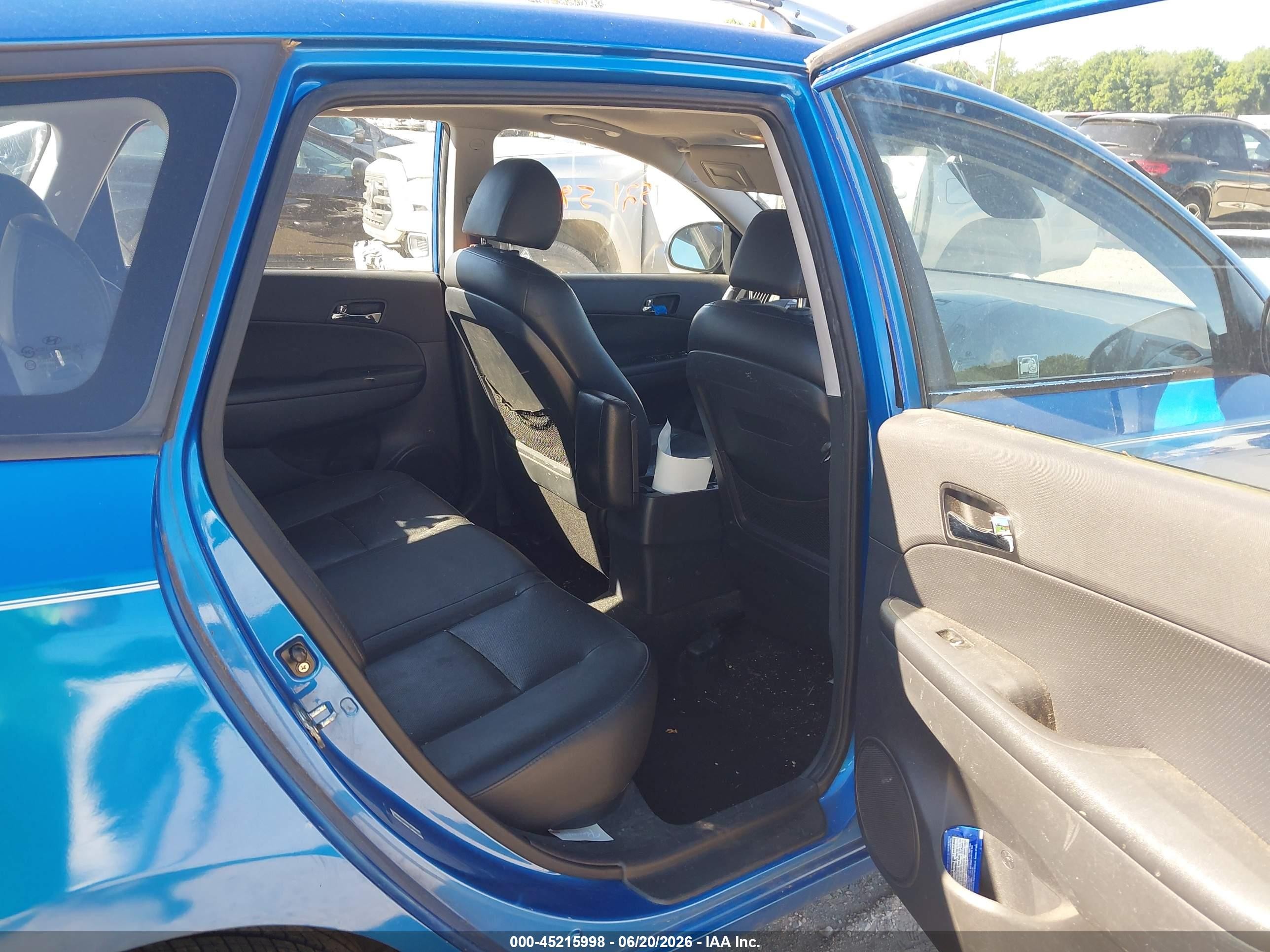 2011 Hyundai Elantra Touring Se Синий vin: KMHDC8AE4BU124524