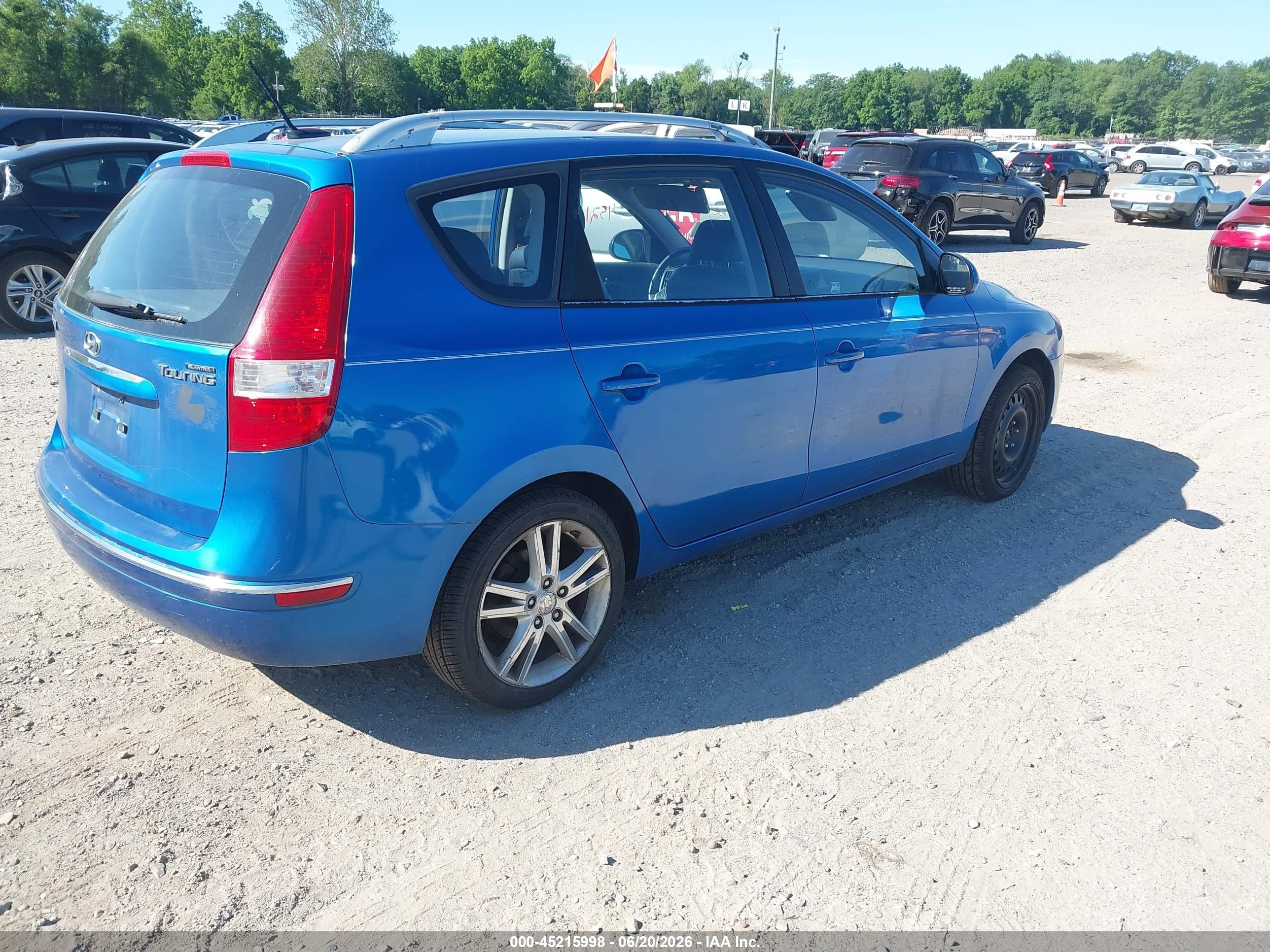 2011 Hyundai Elantra Touring Se Синий vin: KMHDC8AE4BU124524