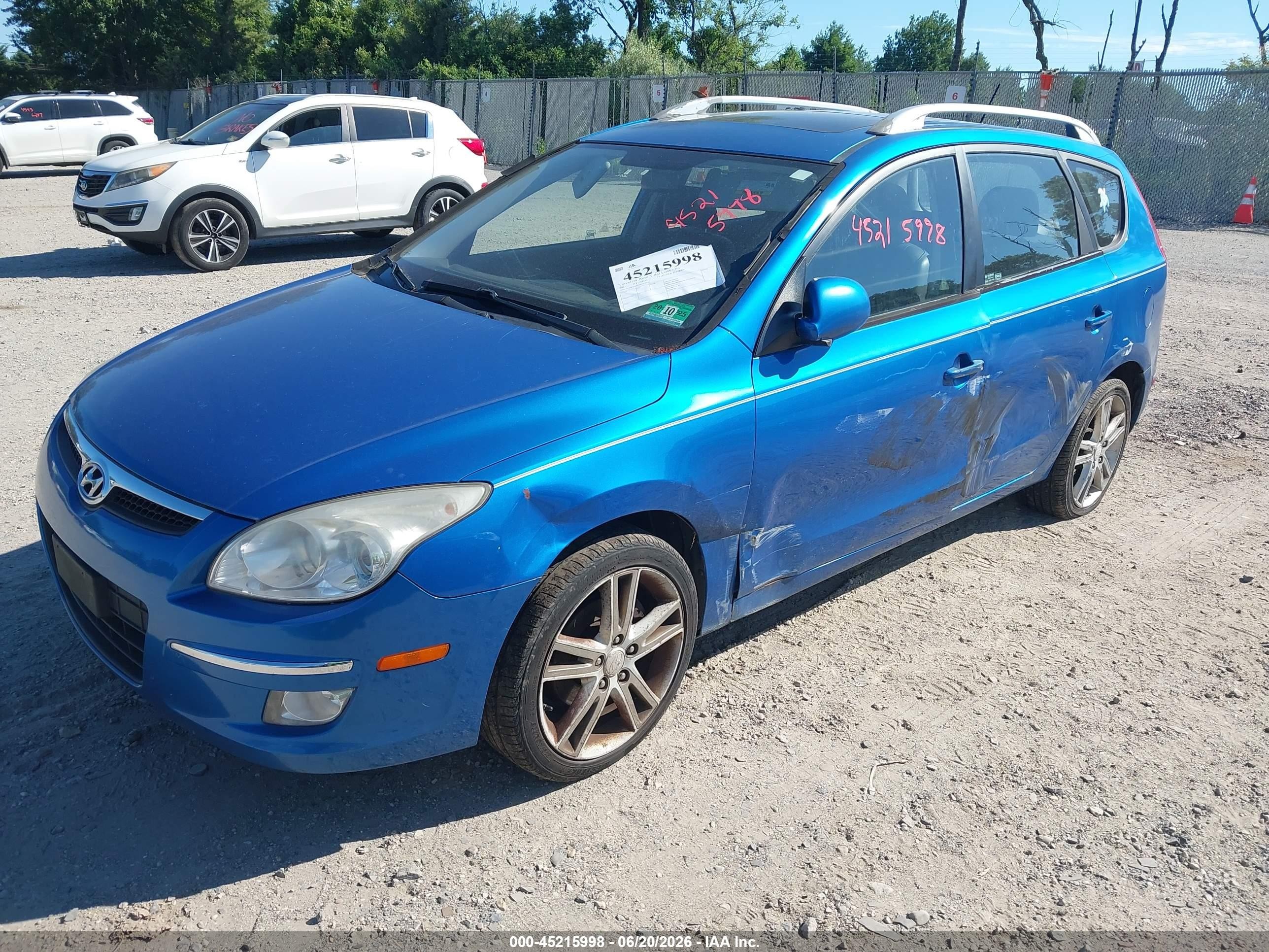 2011 Hyundai Elantra Touring Se Синий vin: KMHDC8AE4BU124524