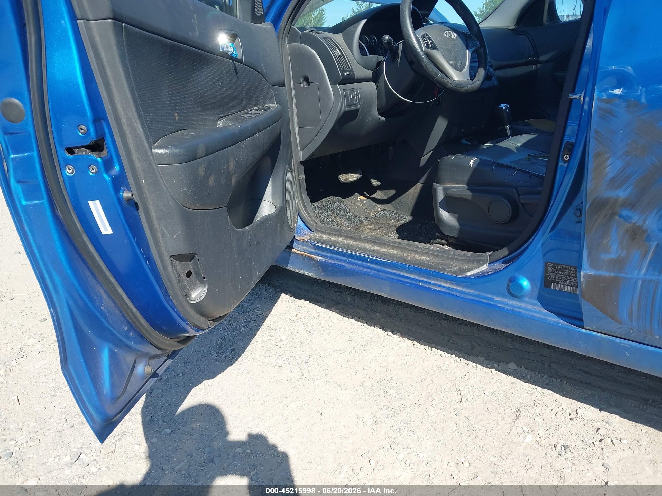 2011 Hyundai Elantra Touring Se Синий vin: KMHDC8AE4BU124524