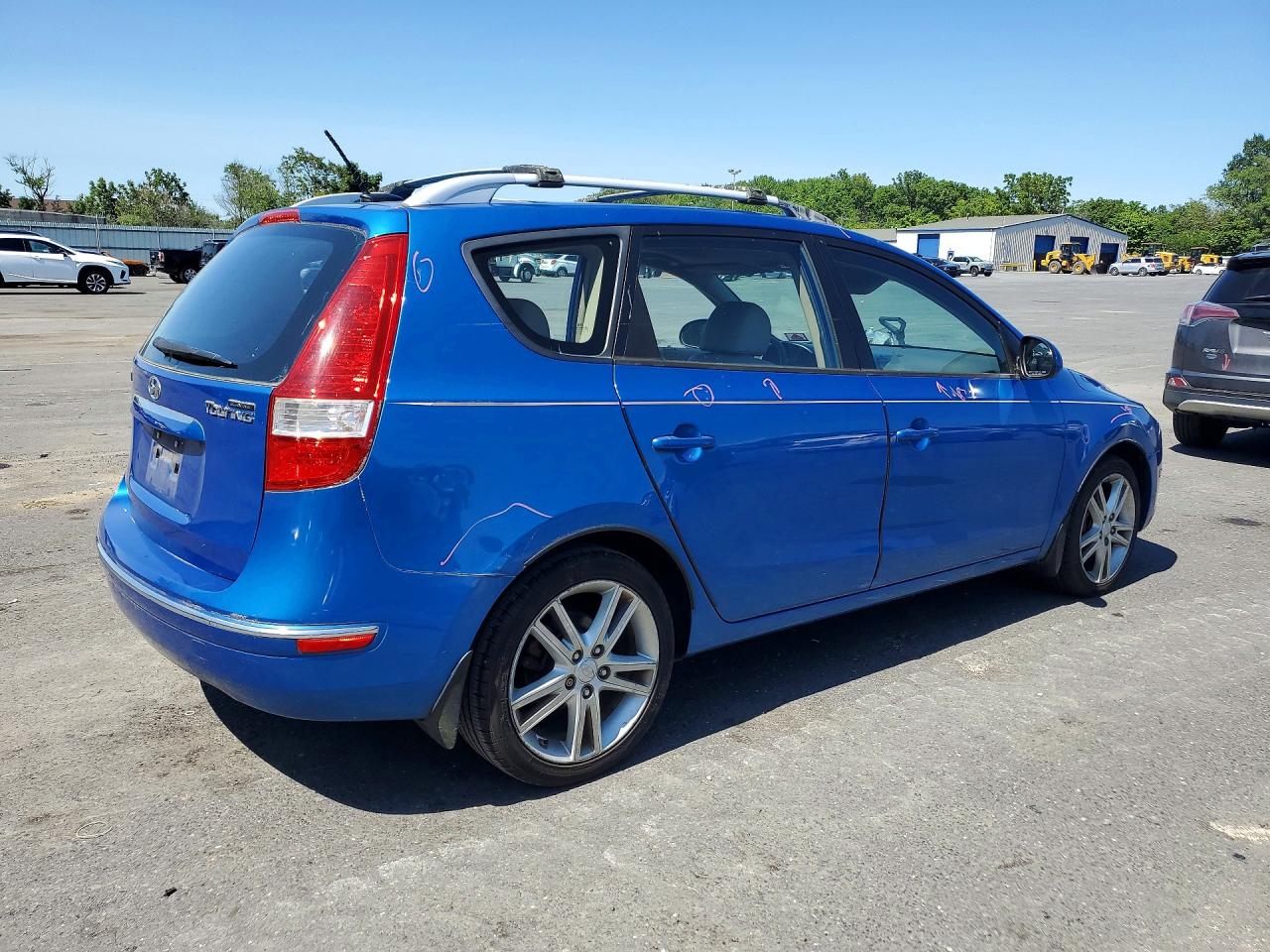 2012 Hyundai Elantra Touring Se Blue vin: KMHDC8AE4CU128333