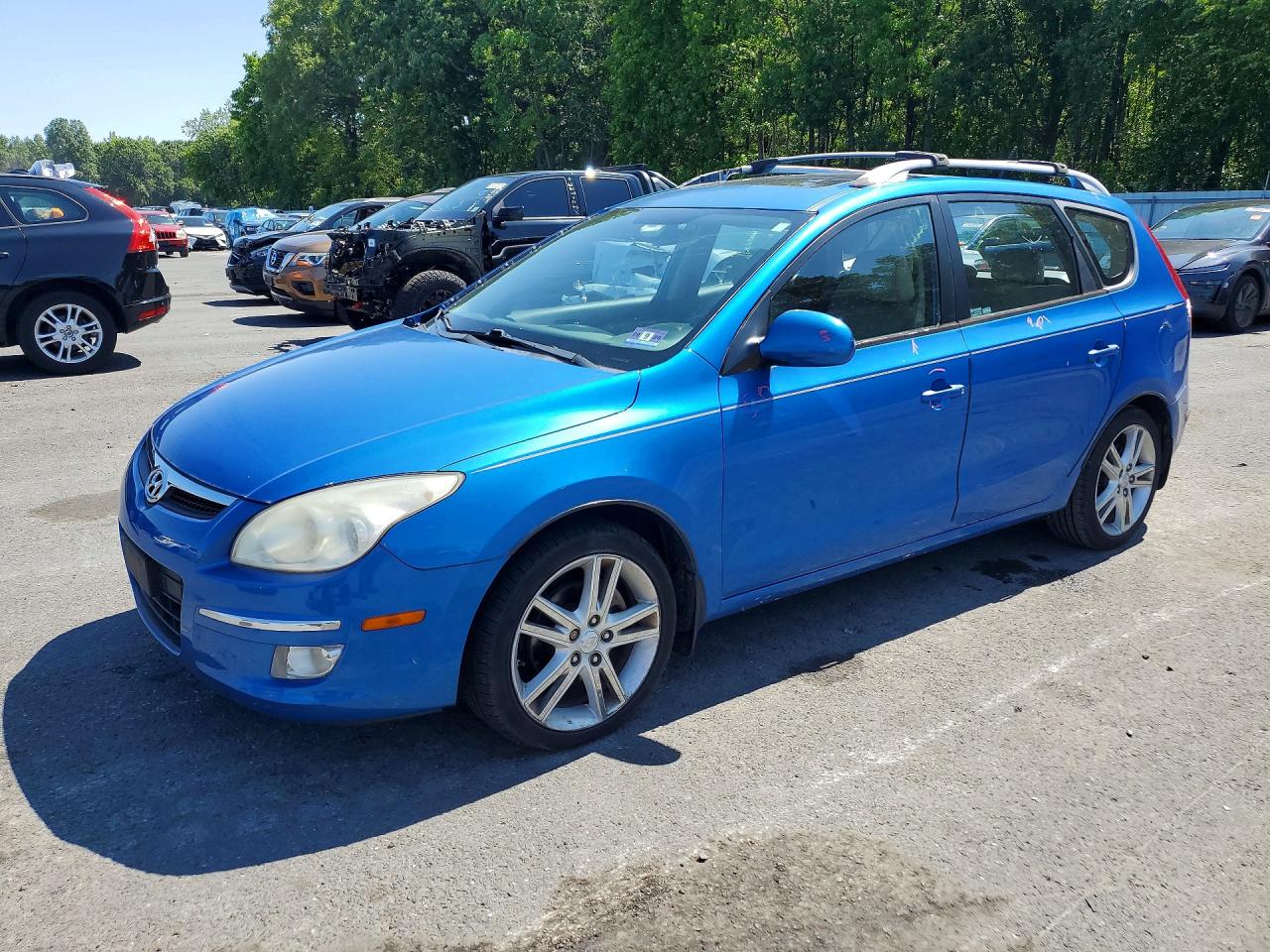 2012 Hyundai Elantra Touring Se Синий vin: KMHDC8AE4CU128333