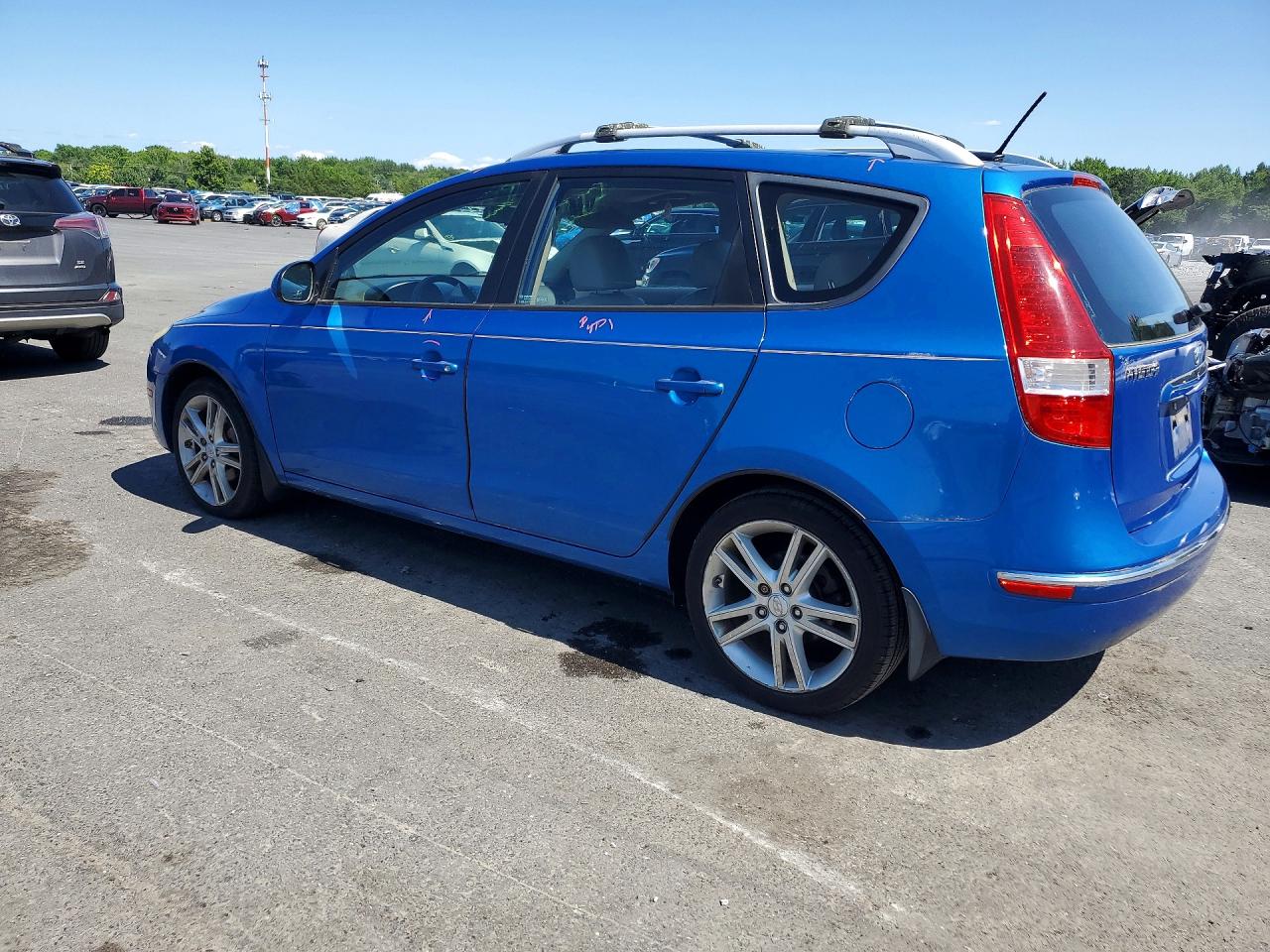 2012 Hyundai Elantra Touring Se Blue vin: KMHDC8AE4CU128333