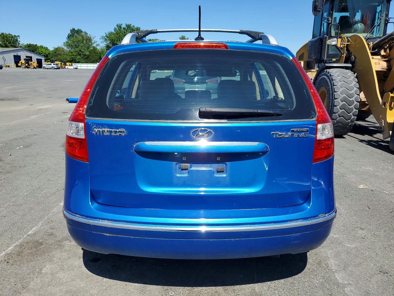 2012 Hyundai Elantra Touring Se Blue vin: KMHDC8AE4CU128333