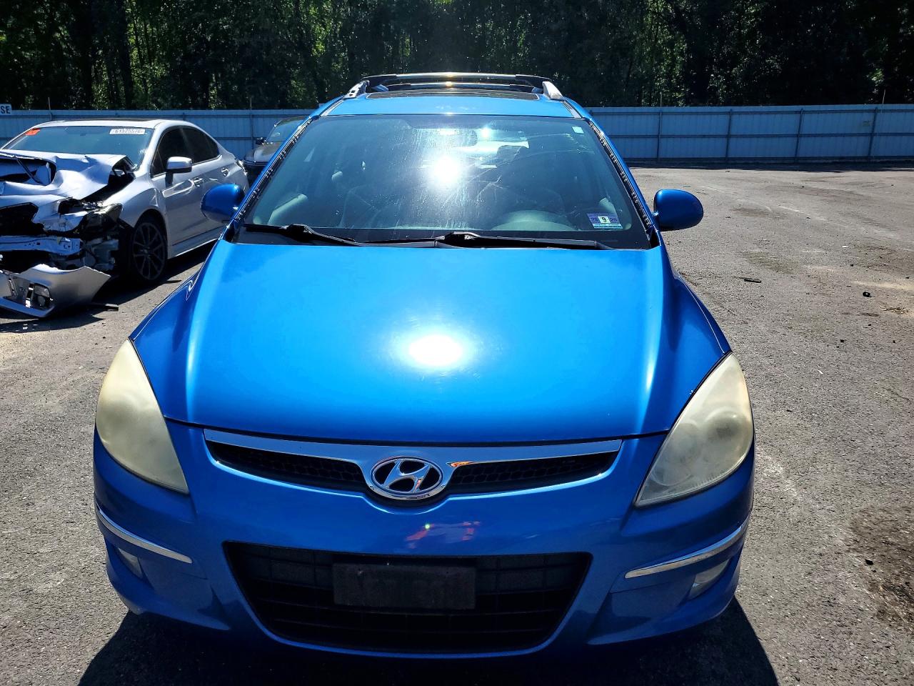 2012 Hyundai Elantra Touring Se Blue vin: KMHDC8AE4CU128333