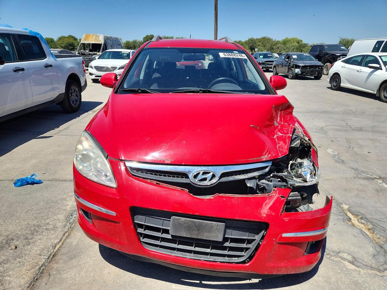 2012 Hyundai Elantra Touring Gls Красный vin: KMHDC8AE4CU156116
