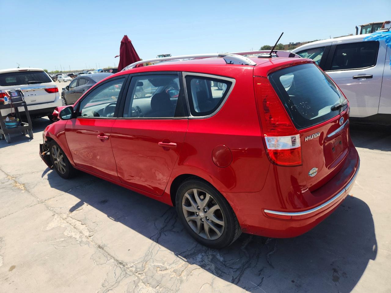 2012 Hyundai Elantra Touring Gls Красный vin: KMHDC8AE4CU156116