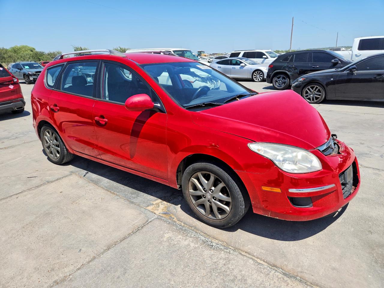 2012 Hyundai Elantra Touring Gls Красный vin: KMHDC8AE4CU156116