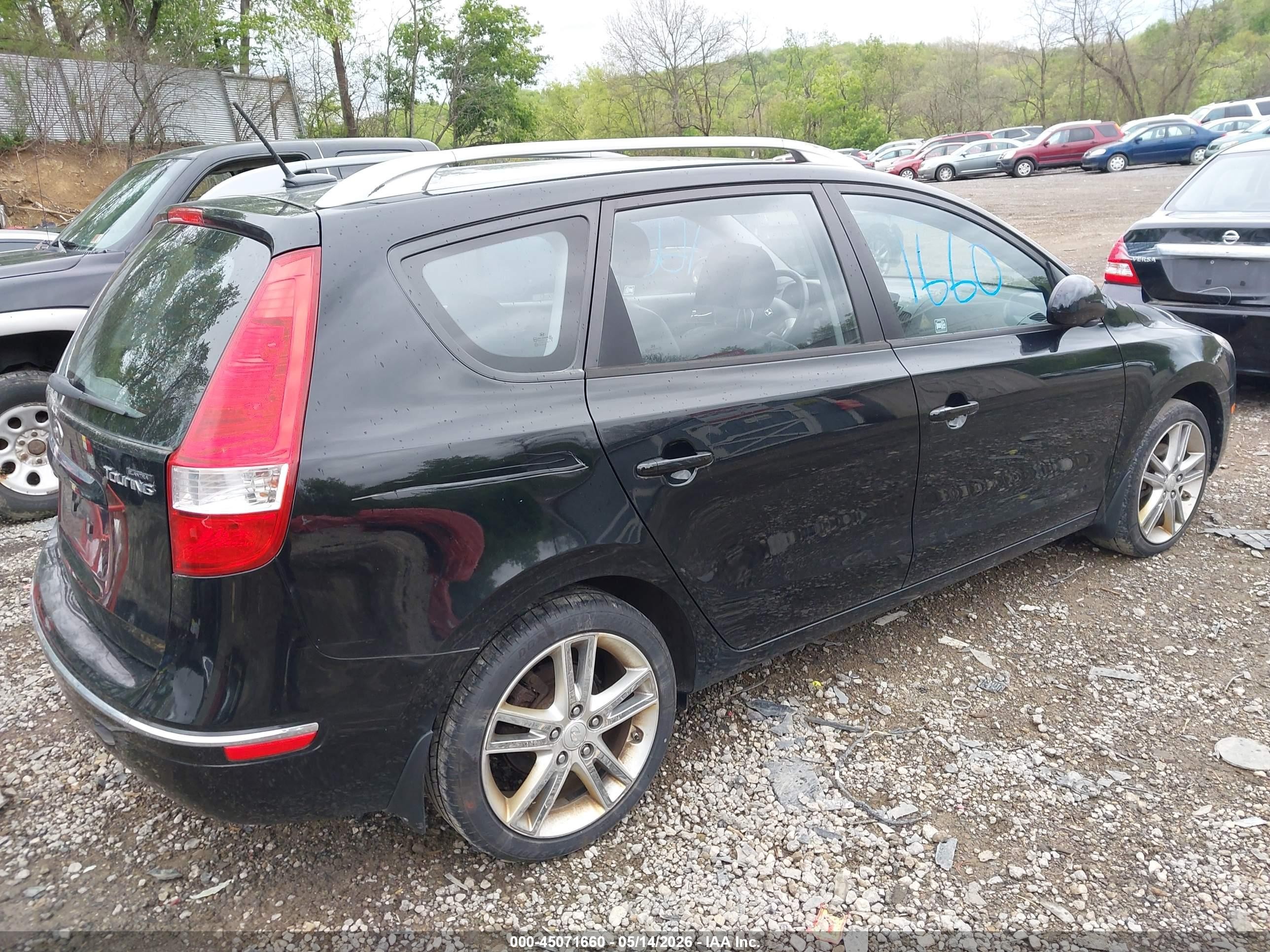 2012 Hyundai Elantra Touring Se Black vin: KMHDC8AE4CU156598
