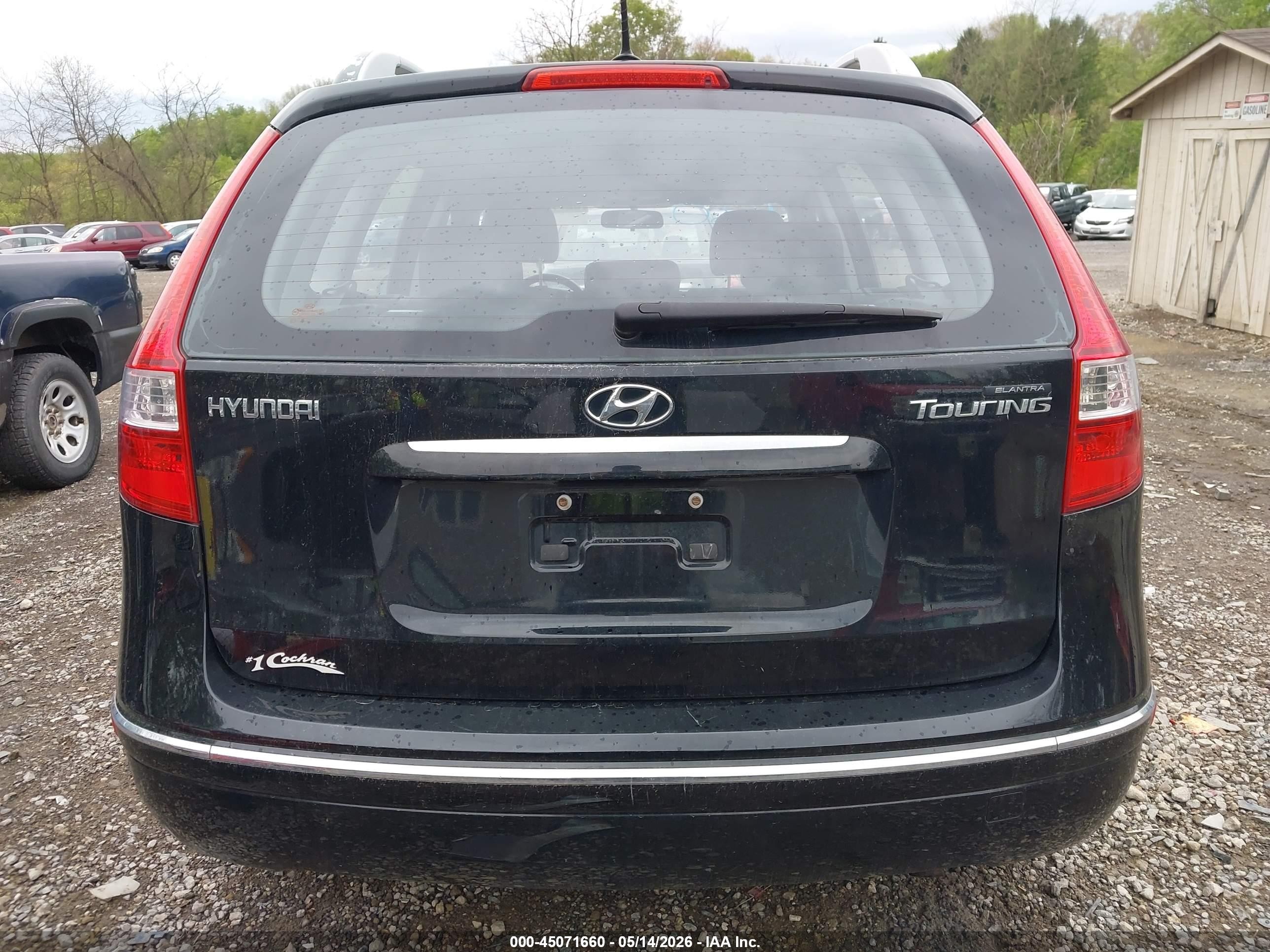 2012 Hyundai Elantra Touring Se Black vin: KMHDC8AE4CU156598