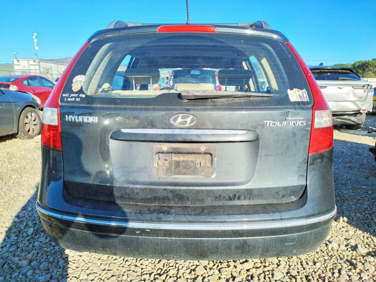 2010 Hyundai Elantra Touring Gls Black vin: KMHDC8AE5AU052473