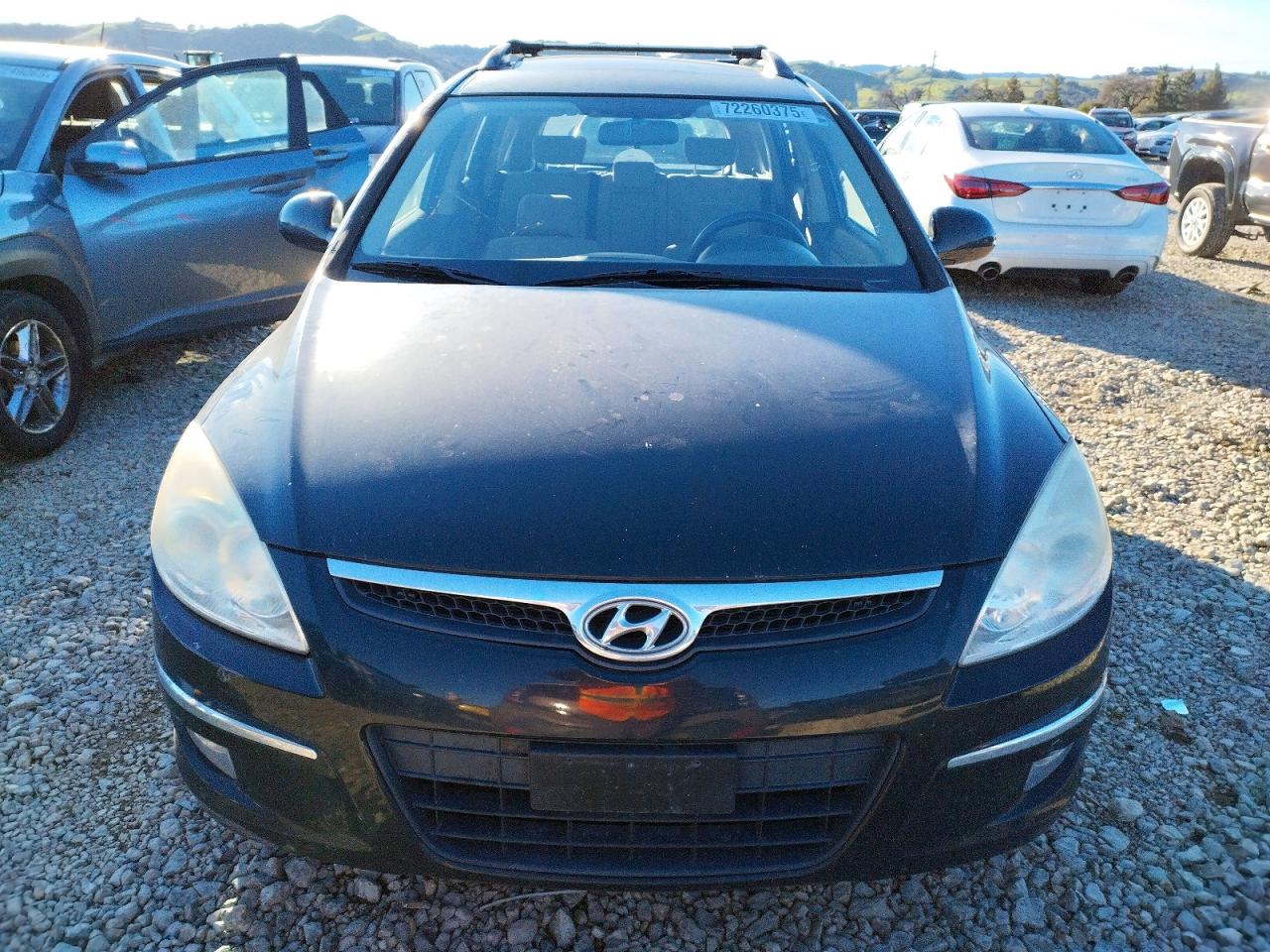 2010 Hyundai Elantra Touring Gls Black vin: KMHDC8AE5AU052473
