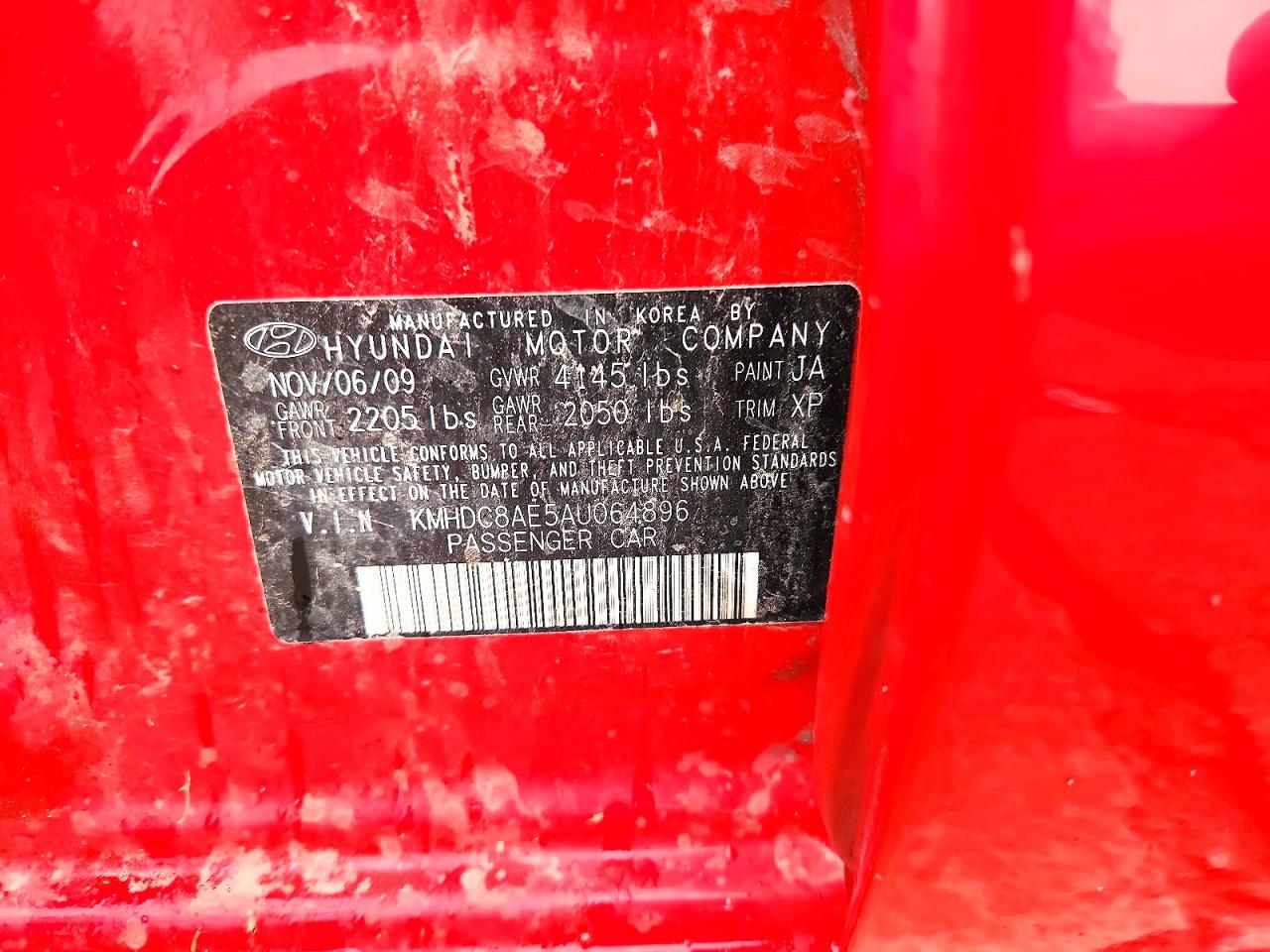 2010 Hyundai Elantra Touring Se Красный vin: KMHDC8AE5AU064896