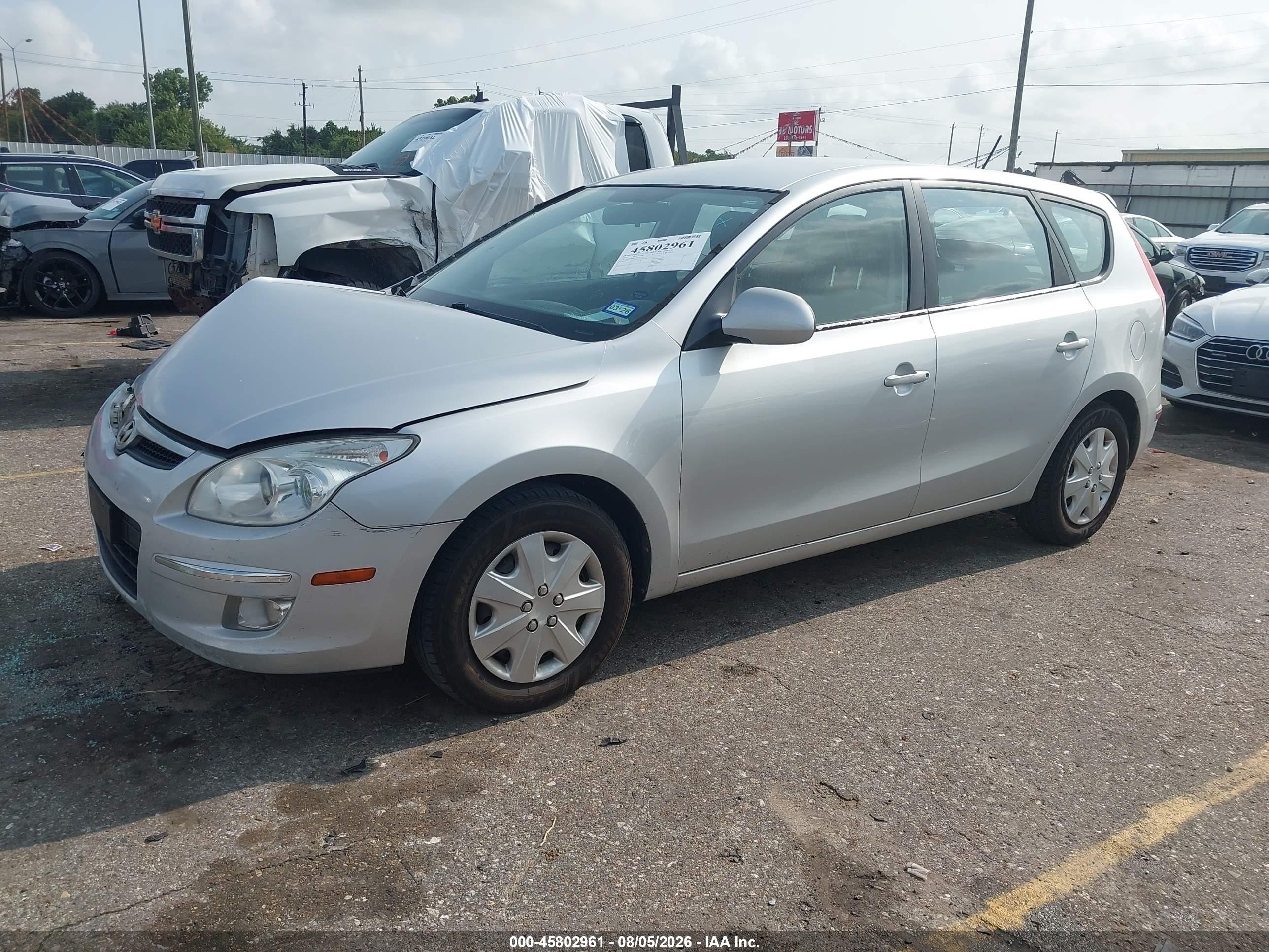 2010 Hyundai Elantra Touring Gls Silver vin: KMHDC8AE5AU071590