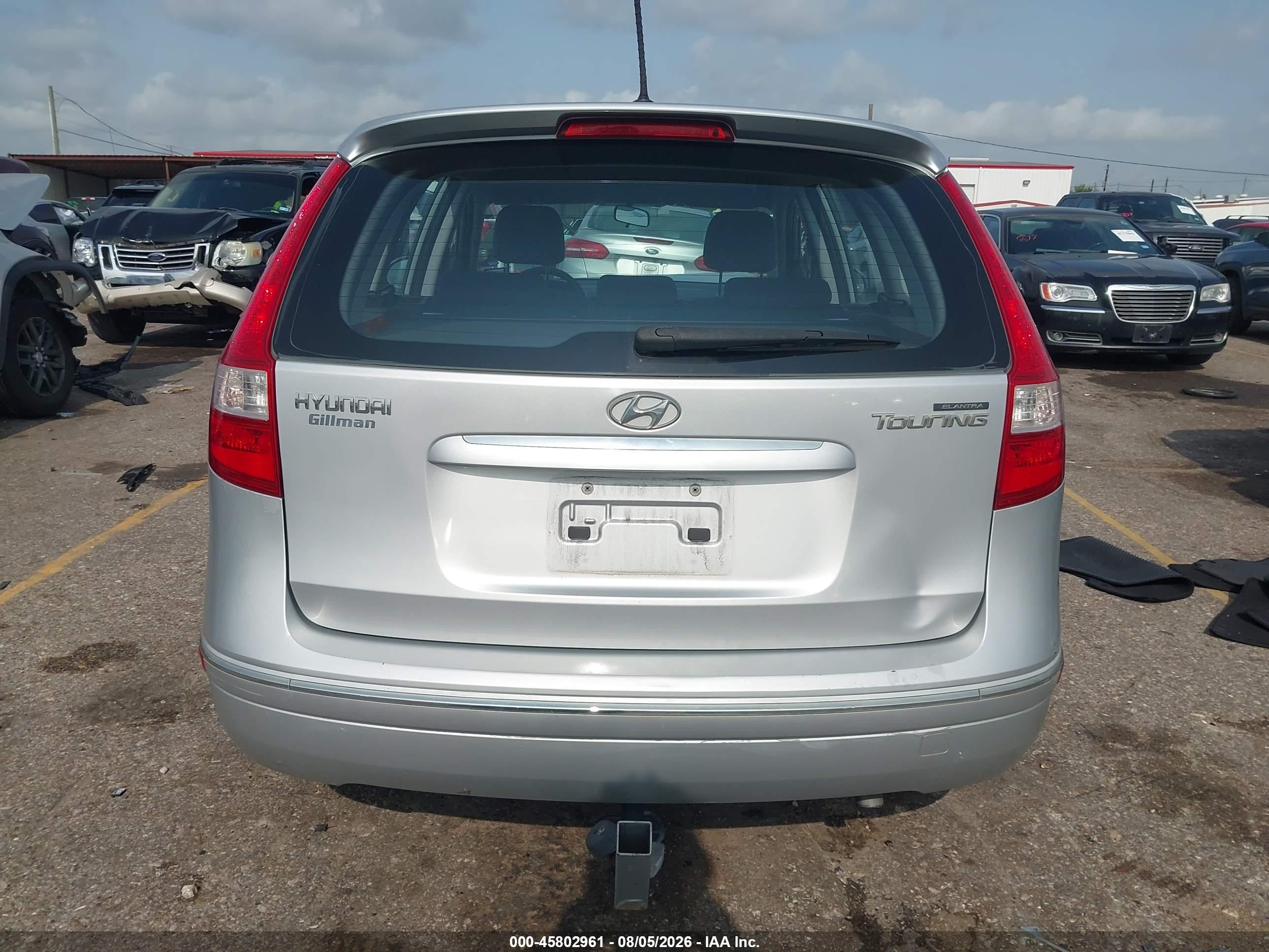 2010 Hyundai Elantra Touring Gls Silver vin: KMHDC8AE5AU071590