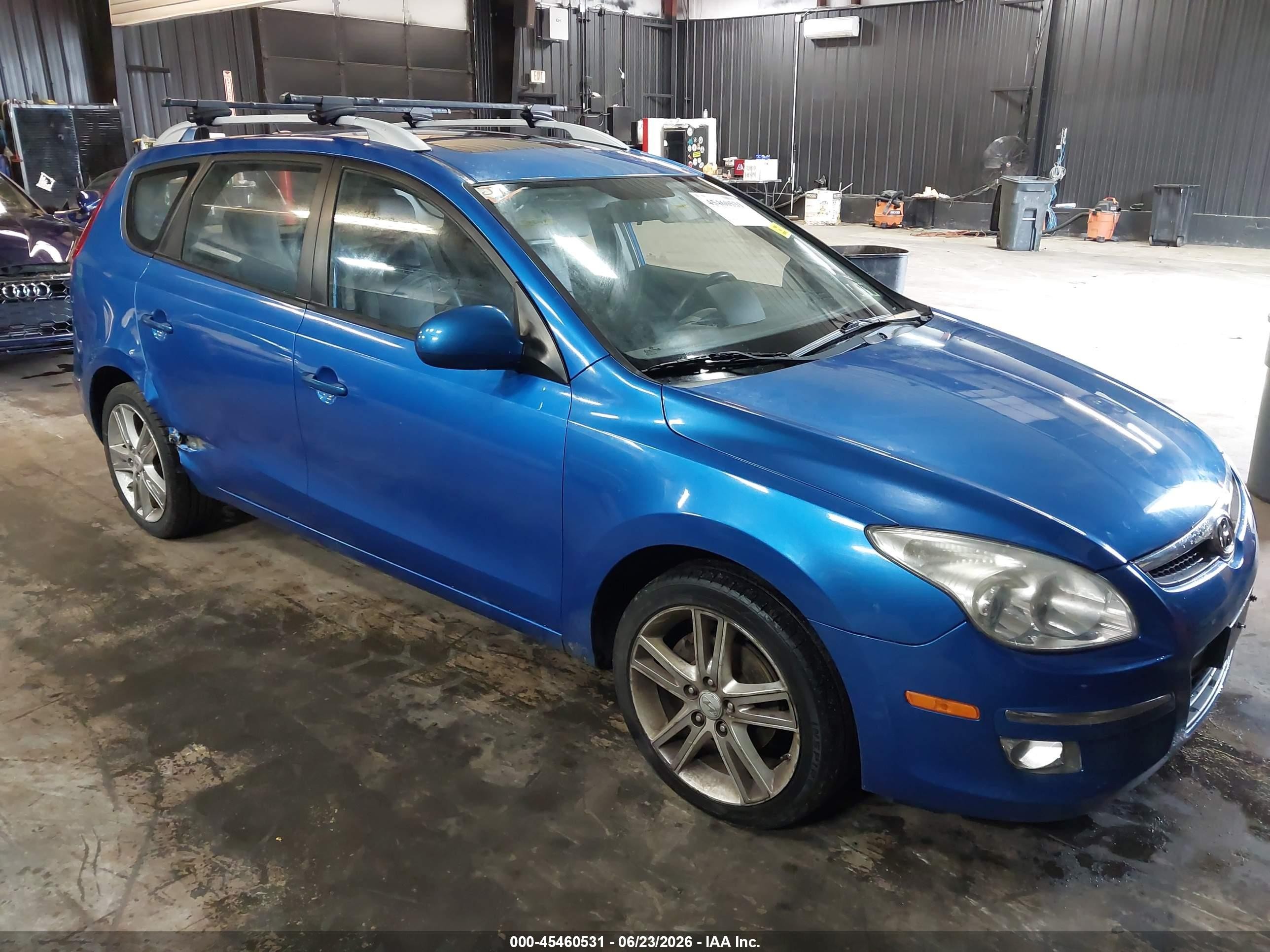2011 Hyundai Elantra Touring Se Blue vin: KMHDC8AE5BU097219