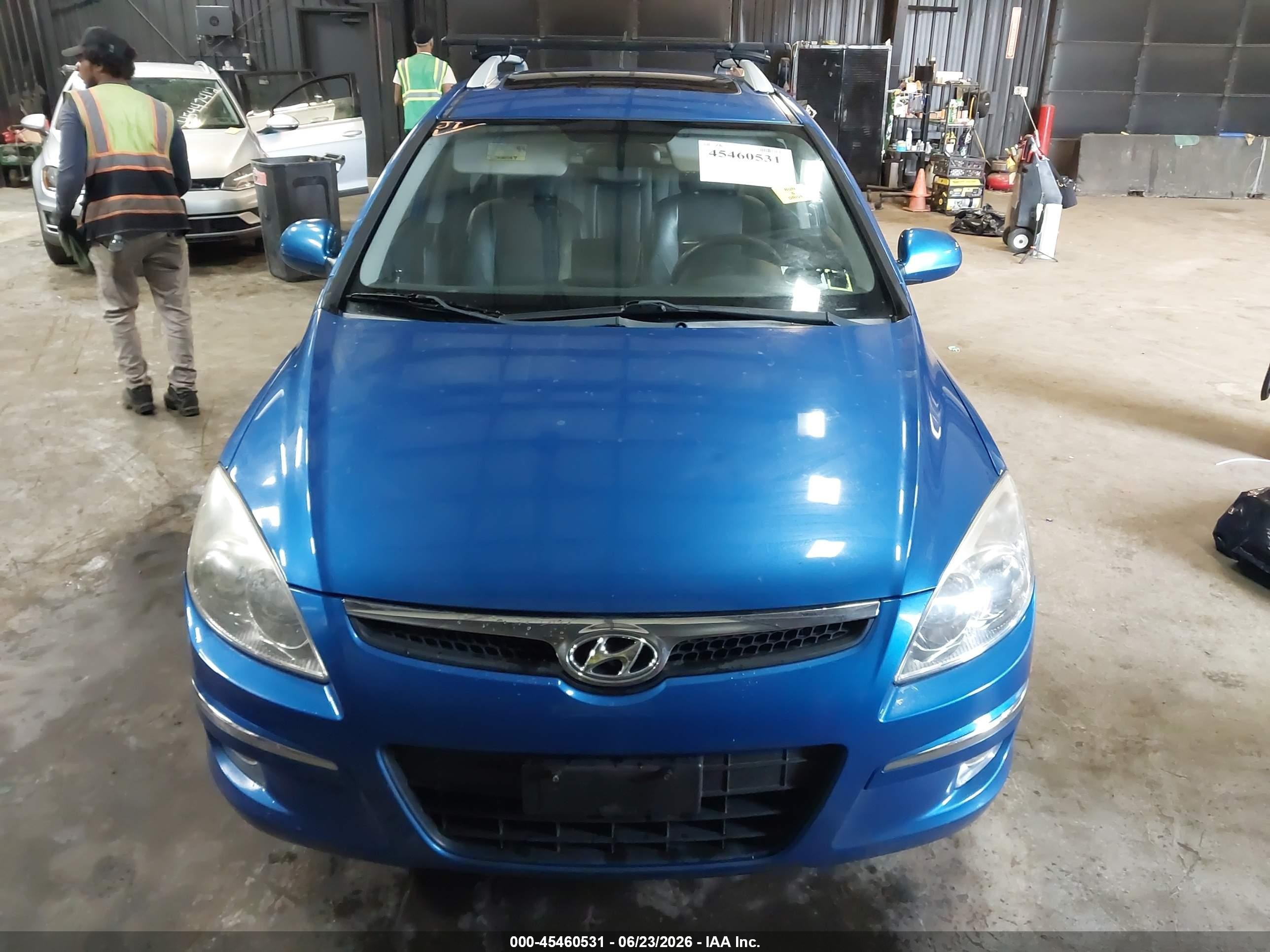 2011 Hyundai Elantra Touring Se Blue vin: KMHDC8AE5BU097219