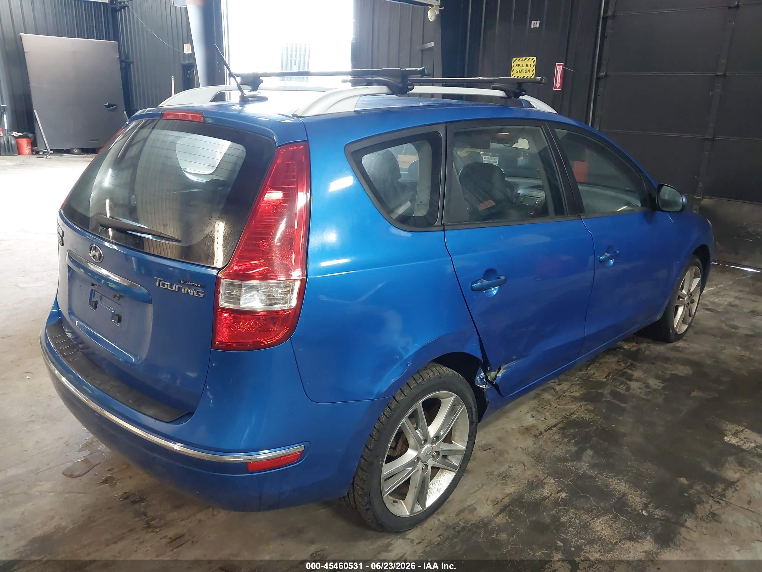 2011 Hyundai Elantra Touring Se Blue vin: KMHDC8AE5BU097219