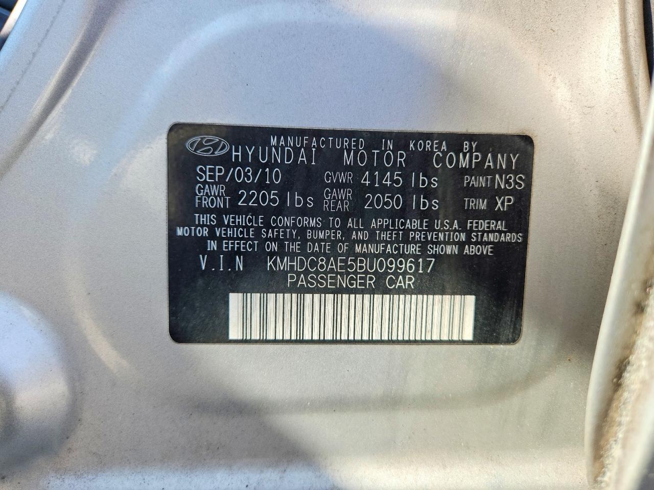 2011 Hyundai Elantra Touring Se Silver vin: KMHDC8AE5BU099617