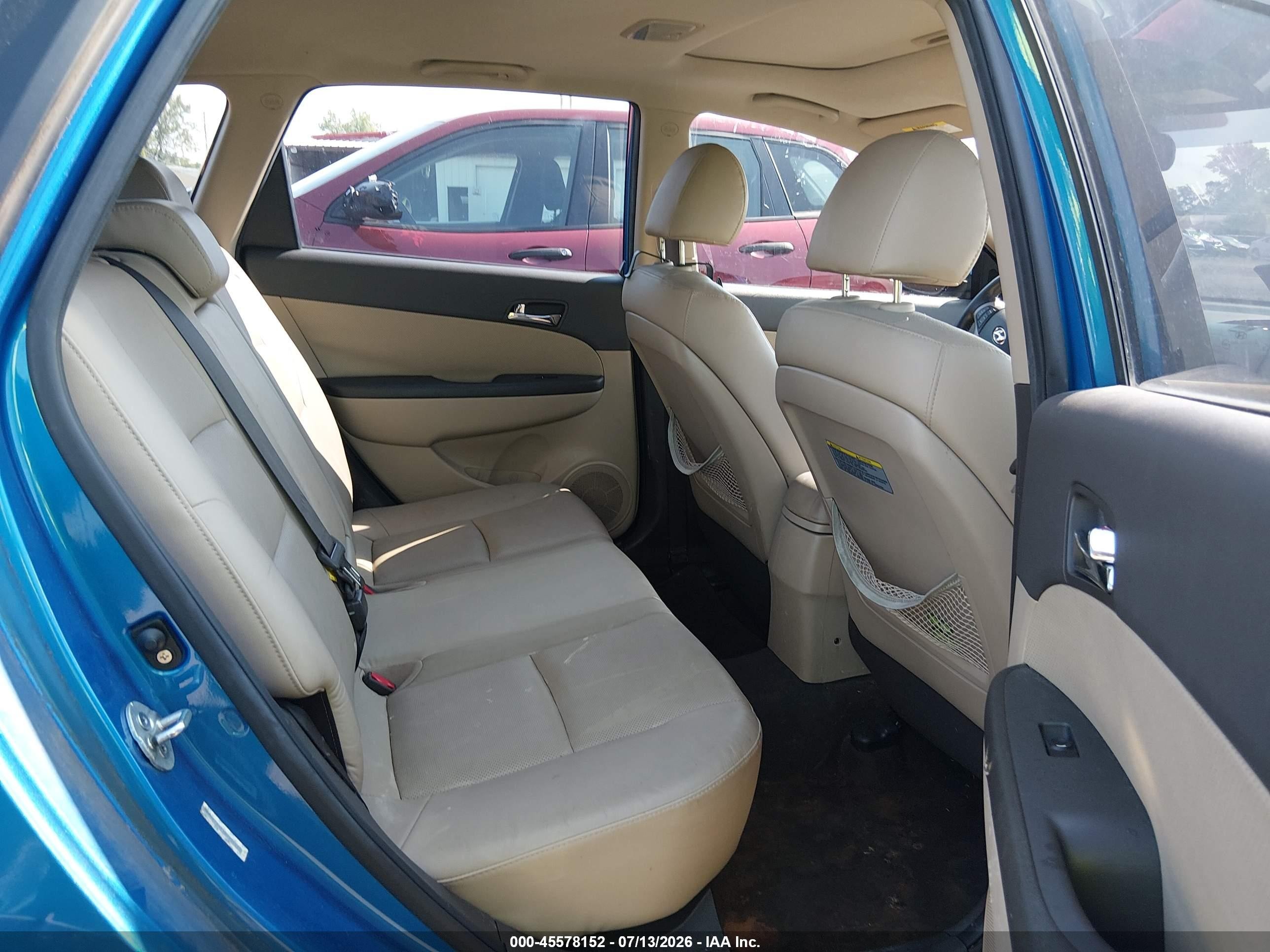 2011 Hyundai Elantra Touring Se Blue vin: KMHDC8AE5BU106422