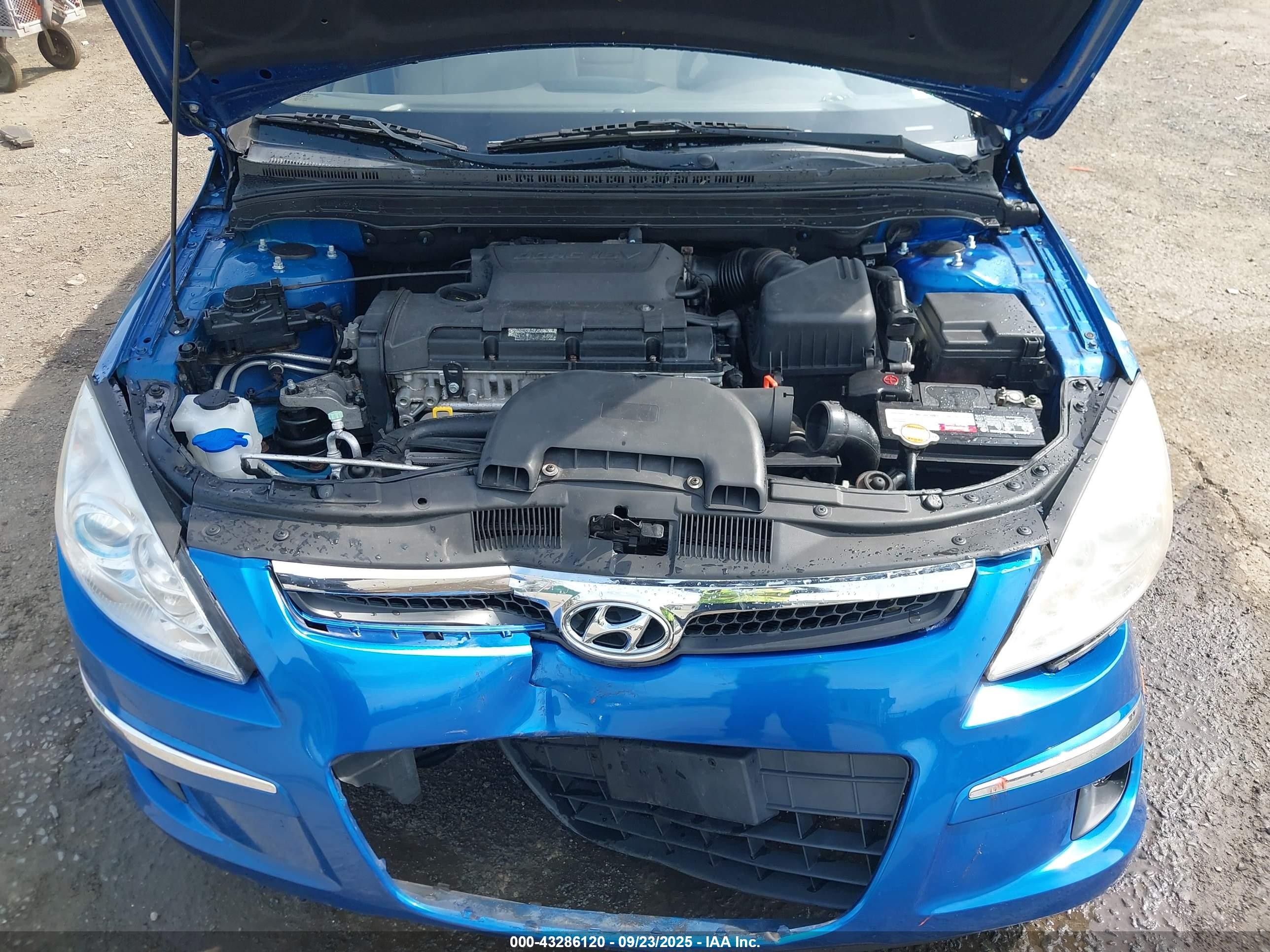 2012 Hyundai Elantra Touring Gls Blue vin: KMHDC8AE5CU134660