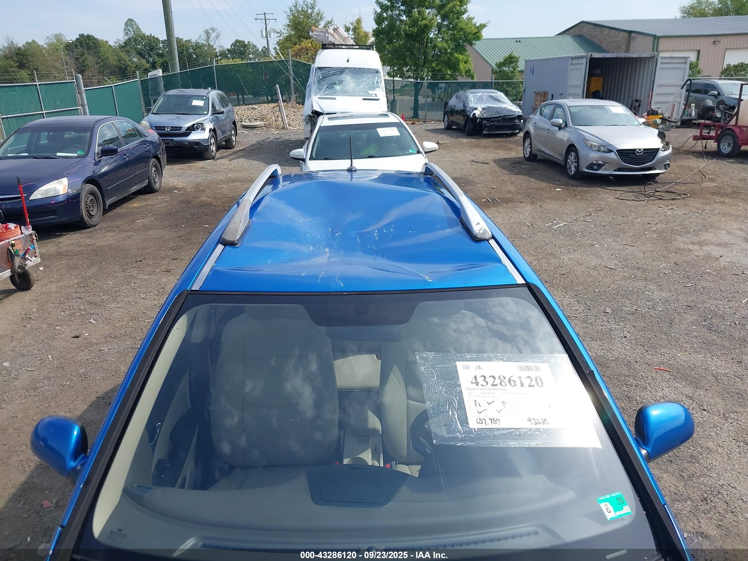 2012 Hyundai Elantra Touring Gls Blue vin: KMHDC8AE5CU134660