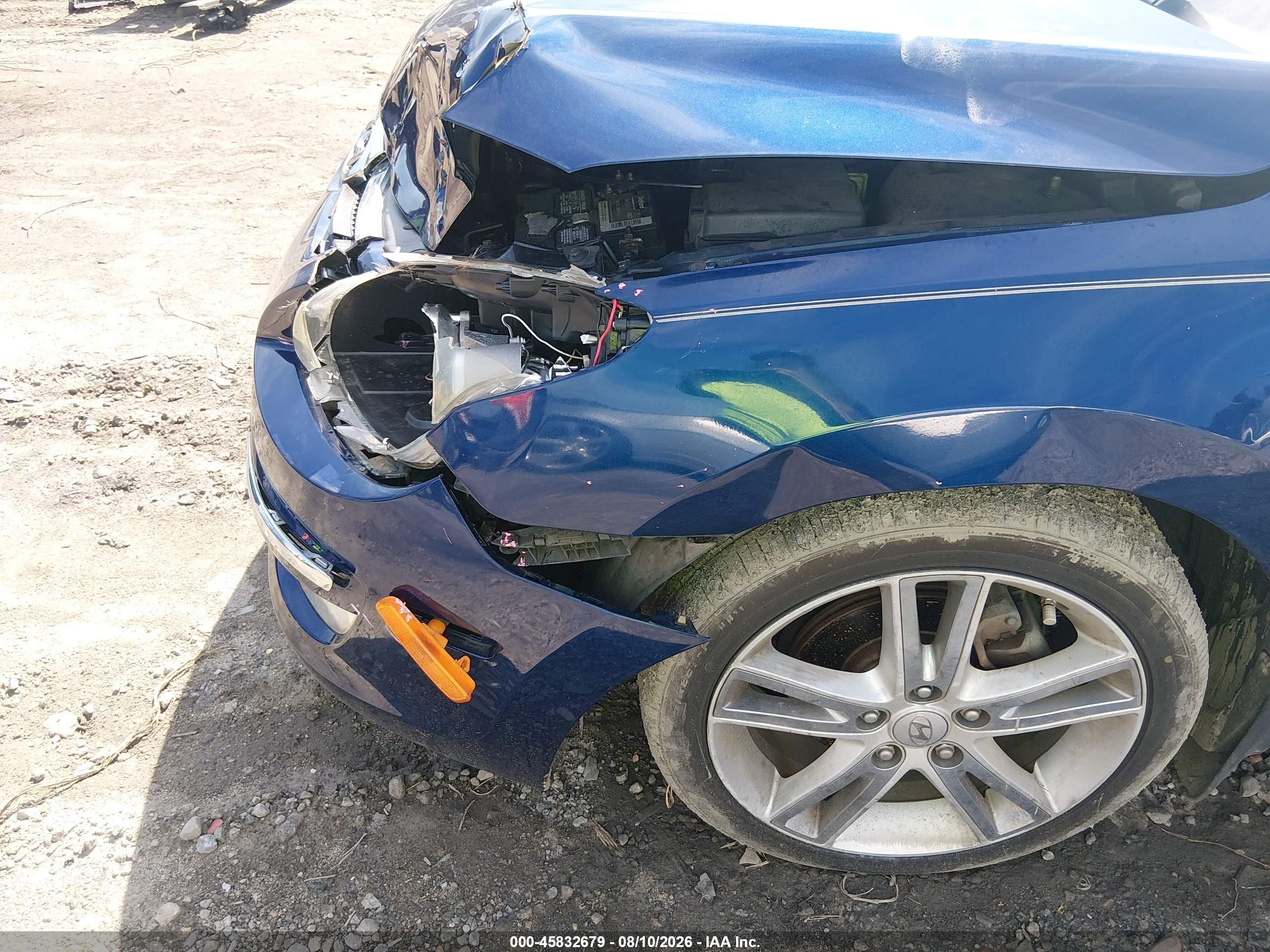 2012 Hyundai Elantra Touring Se Blue vin: KMHDC8AE5CU136487