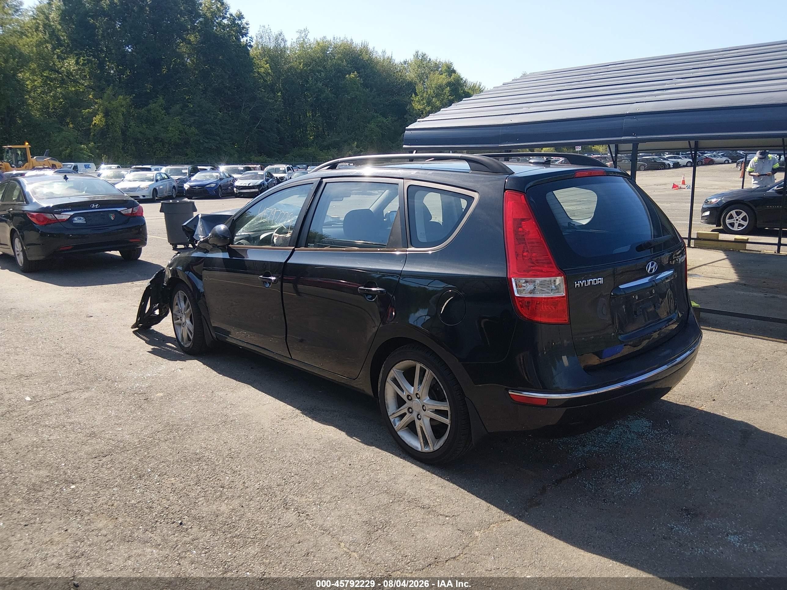 2010 Hyundai Elantra Touring Se Black vin: KMHDC8AE6AU051719