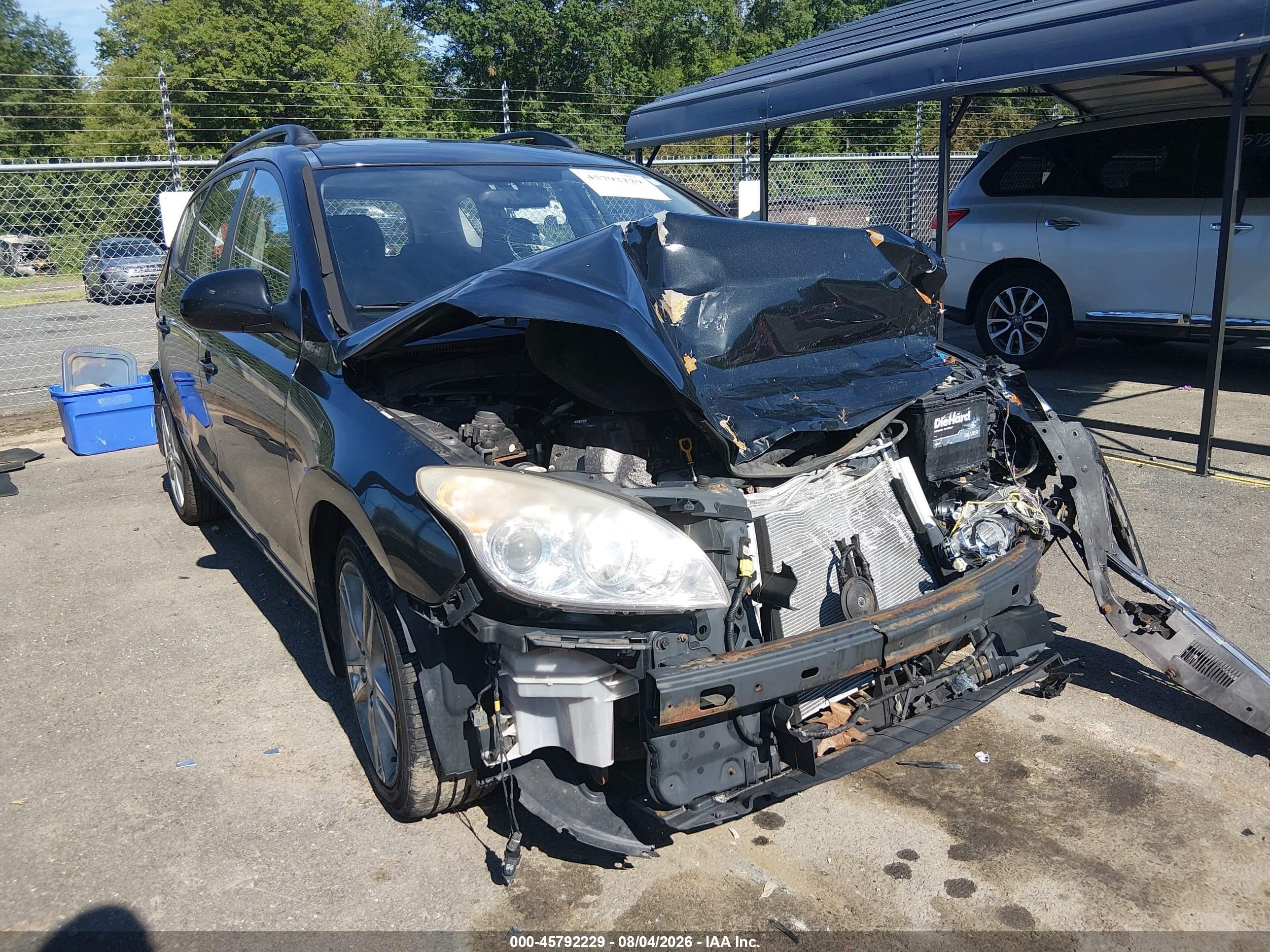 2010 Hyundai Elantra Touring Se Black vin: KMHDC8AE6AU051719