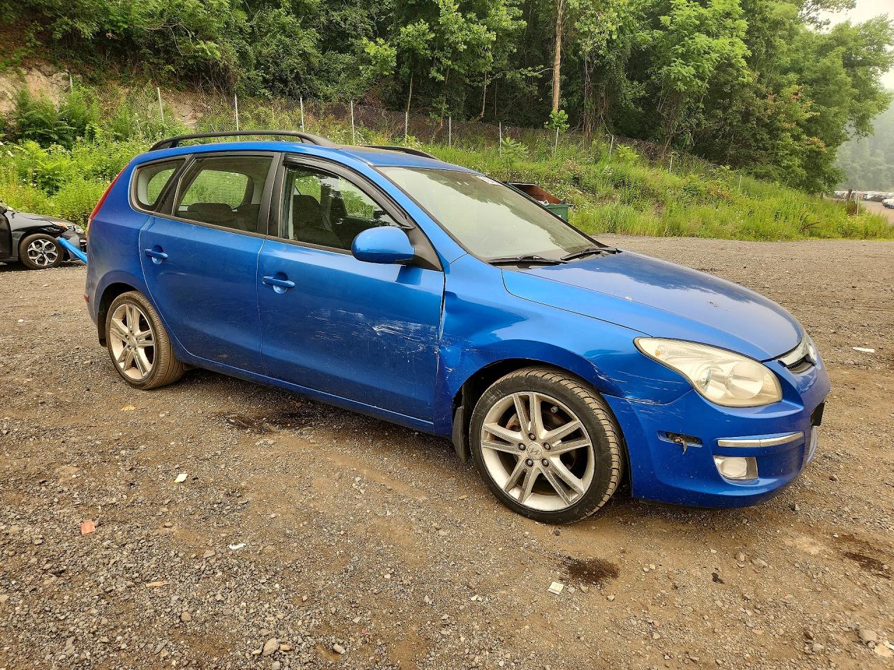2010 Hyundai Elantra Touring Se Blue vin: KMHDC8AE6AU057035