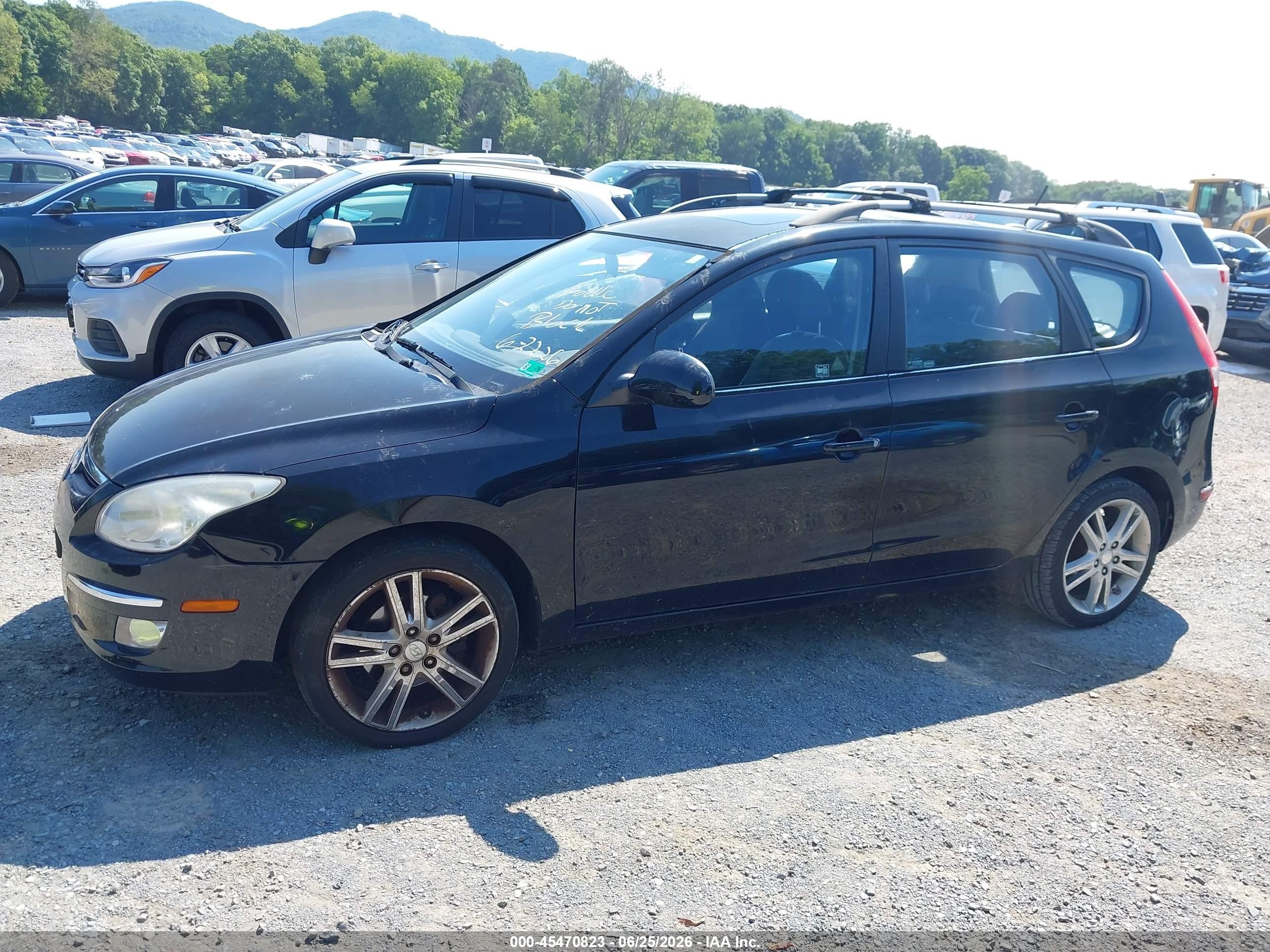 2012 Hyundai Elantra Touring Se Black vin: KMHDC8AE6CU152052
