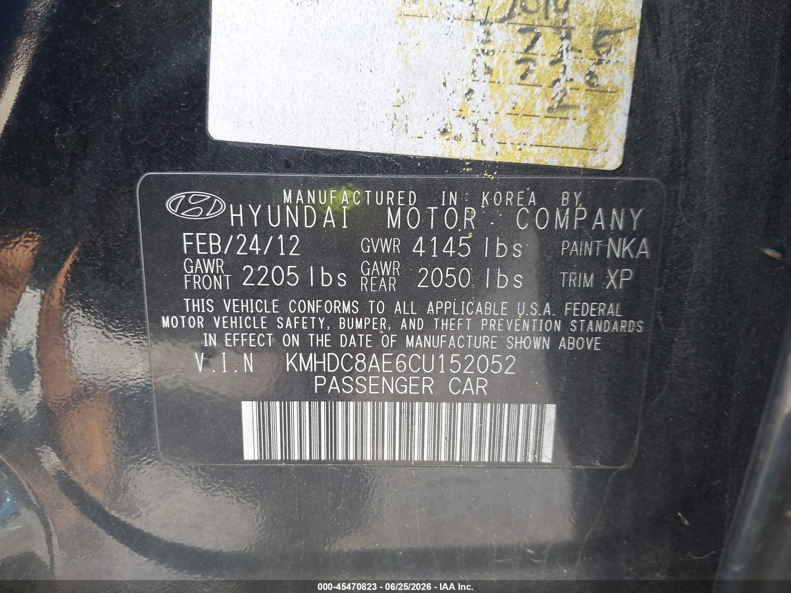 2012 Hyundai Elantra Touring Se Black vin: KMHDC8AE6CU152052
