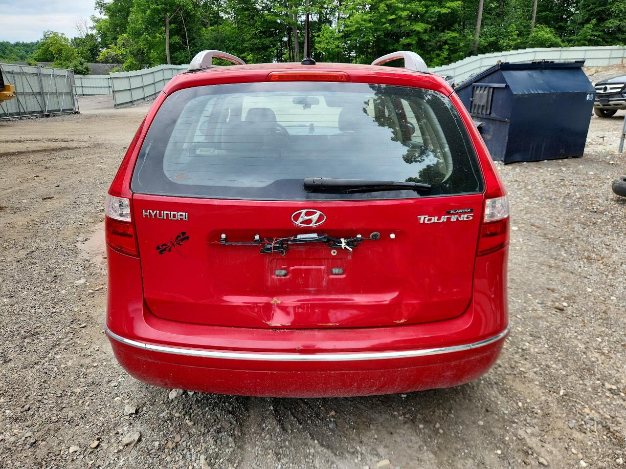 2012 Hyundai Elantra Touring Se Red vin: KMHDC8AE6CU158367