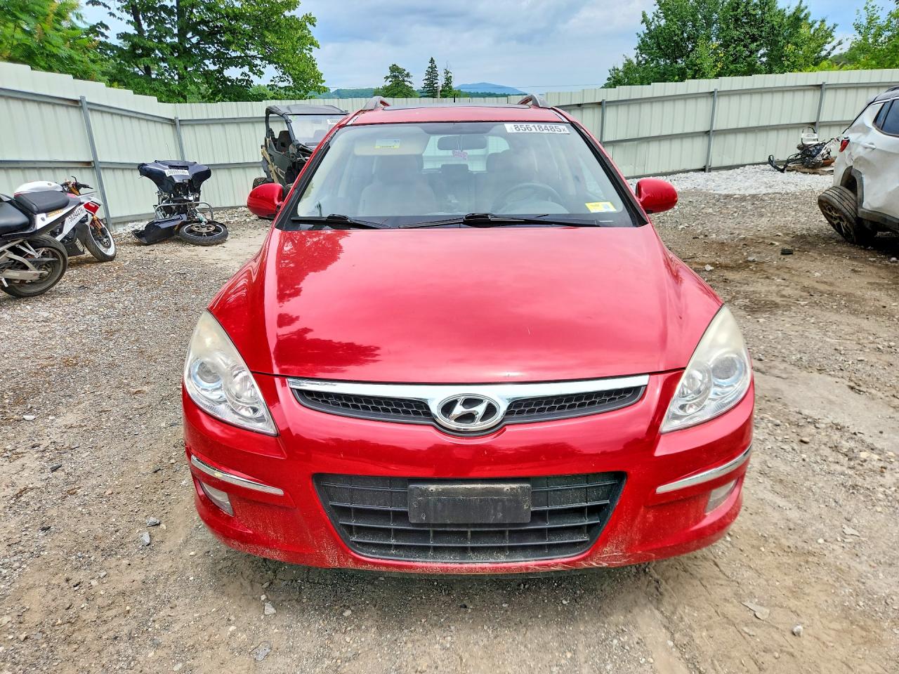 2012 Hyundai Elantra Touring Se Red vin: KMHDC8AE6CU158367