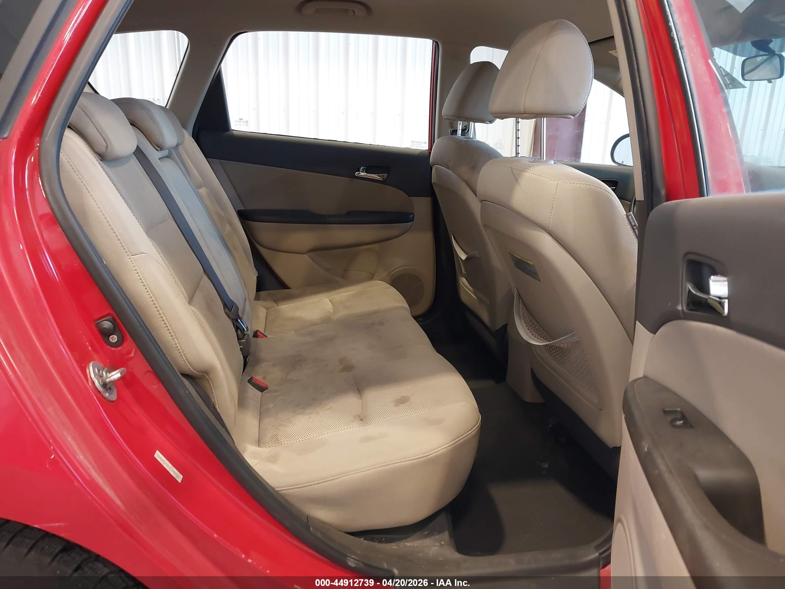 2010 Hyundai Elantra Touring Gls Red vin: KMHDC8AE7AU066083