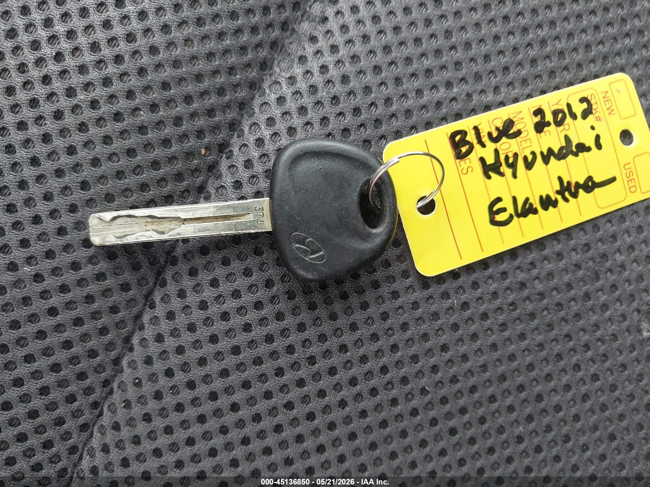 2012 Hyundai Elantra Touring Gls Blue vin: KMHDC8AE7CU153811