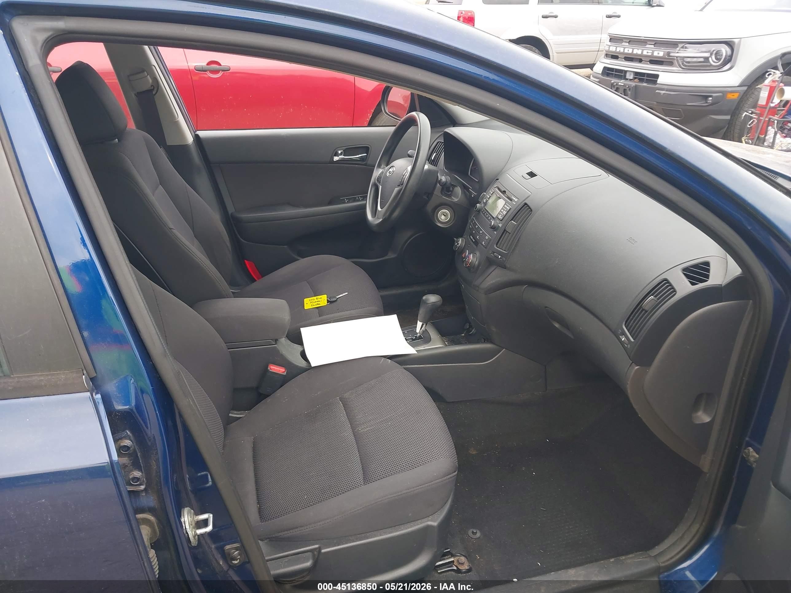 2012 Hyundai Elantra Touring Gls Blue vin: KMHDC8AE7CU153811
