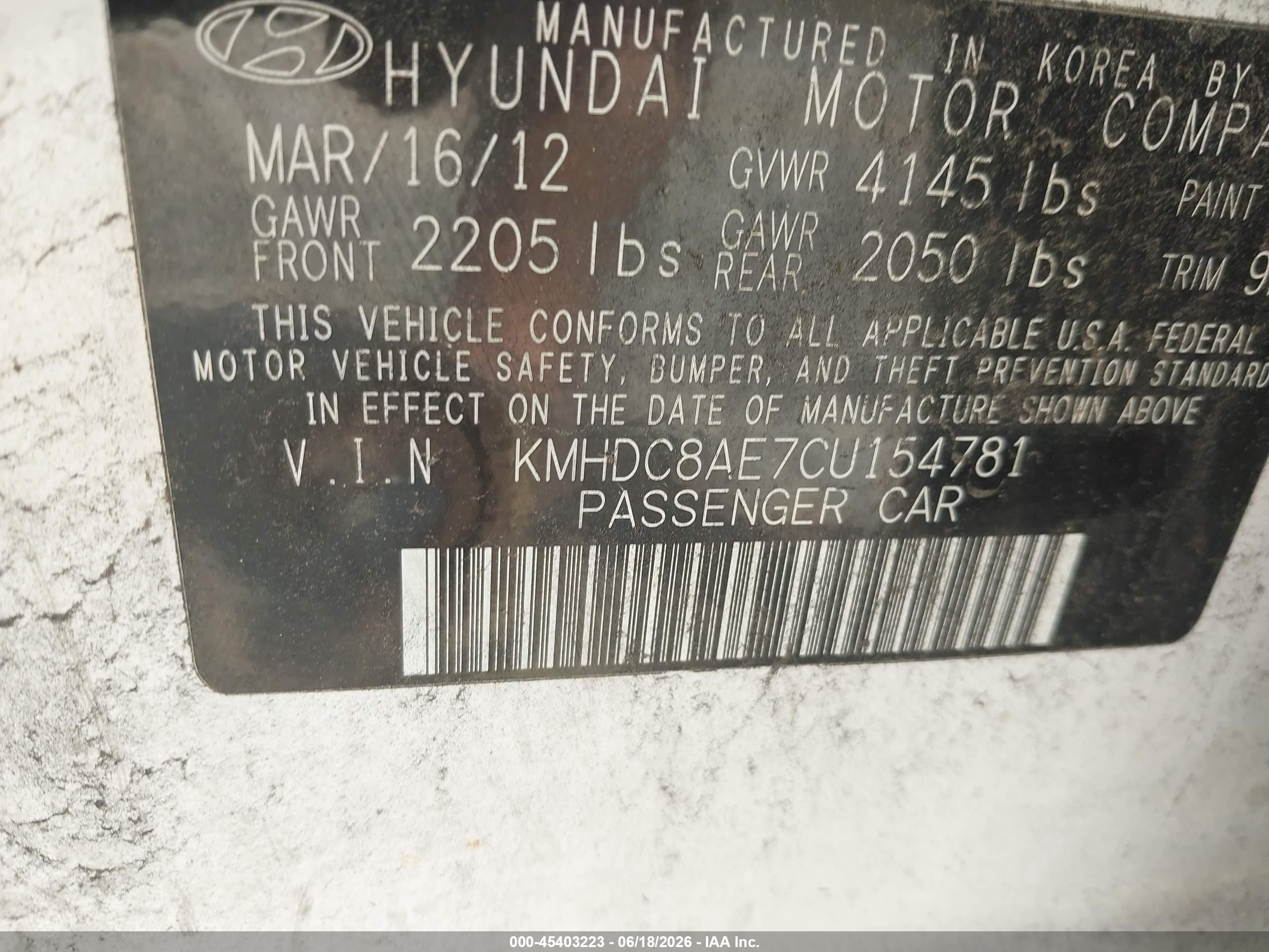 2012 Hyundai Elantra Touring Se White vin: KMHDC8AE7CU154781