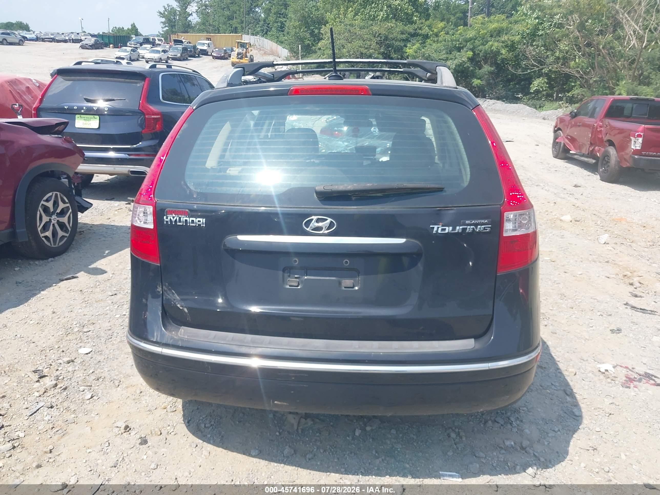 2012 Hyundai Elantra Touring Gls Black vin: KMHDC8AE7CU155610