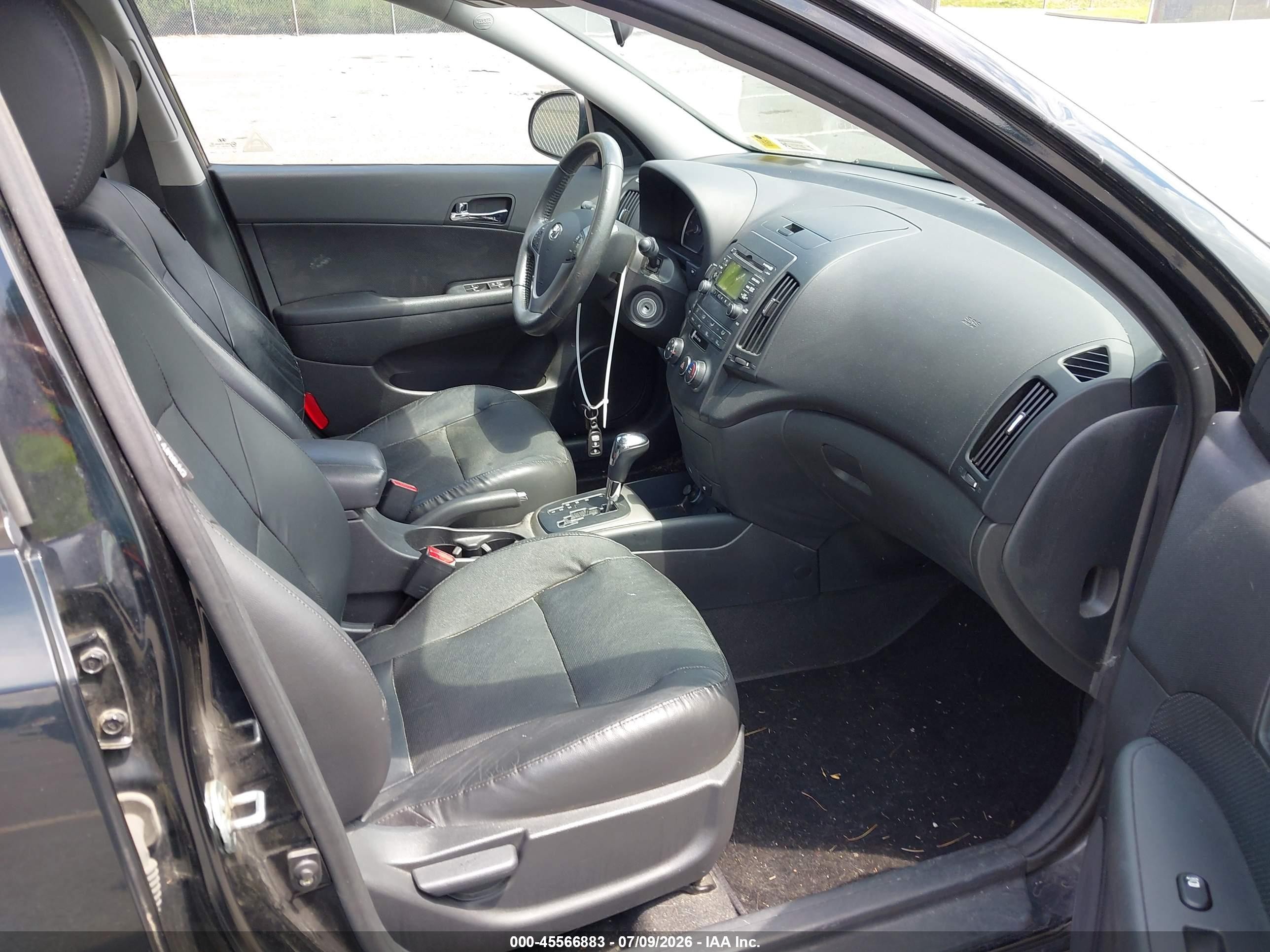 2012 Hyundai Elantra Touring Se Черный vin: KMHDC8AE7CU156370