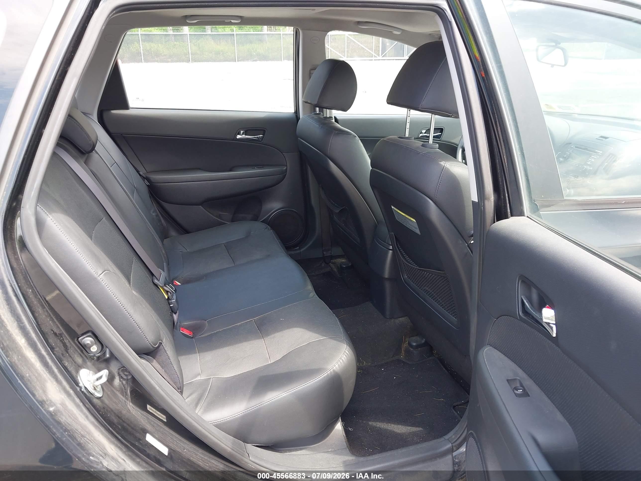 2012 Hyundai Elantra Touring Se Черный vin: KMHDC8AE7CU156370