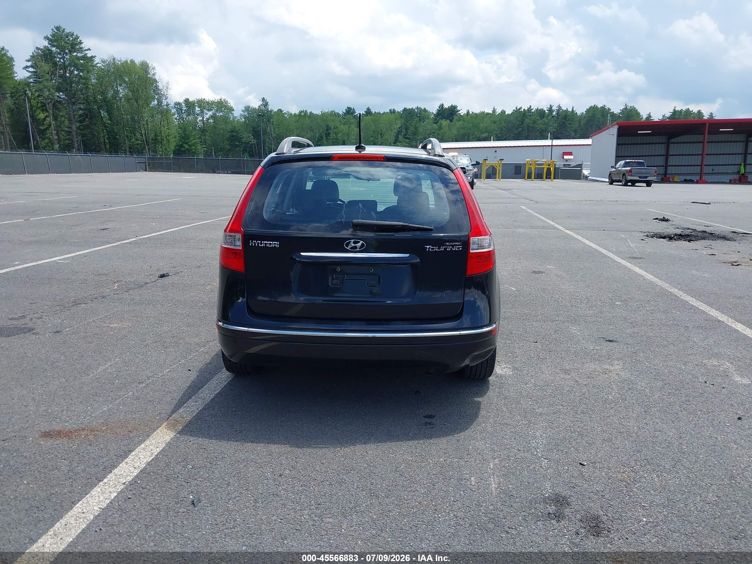 2012 Hyundai Elantra Touring Se Черный vin: KMHDC8AE7CU156370