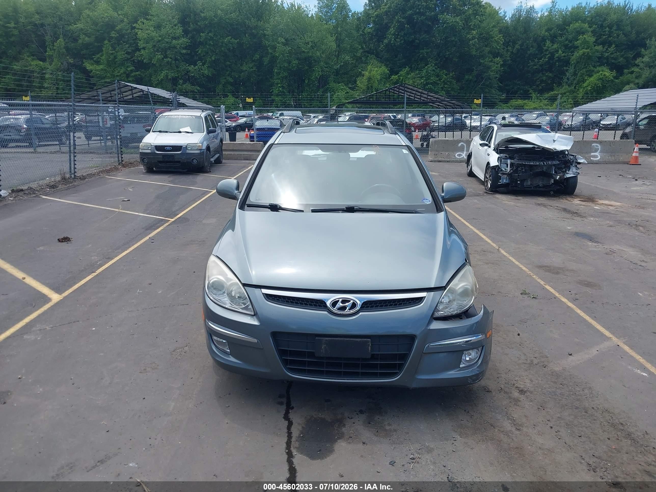2010 Hyundai Elantra Touring Se Silver vin: KMHDC8AE8AU056601