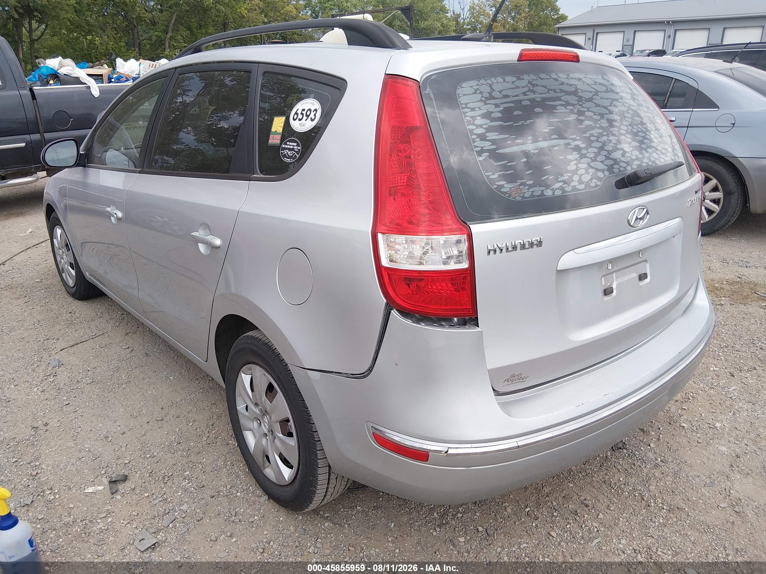 2010 Hyundai Elantra Touring Gls Silver vin: KMHDC8AE8AU064407