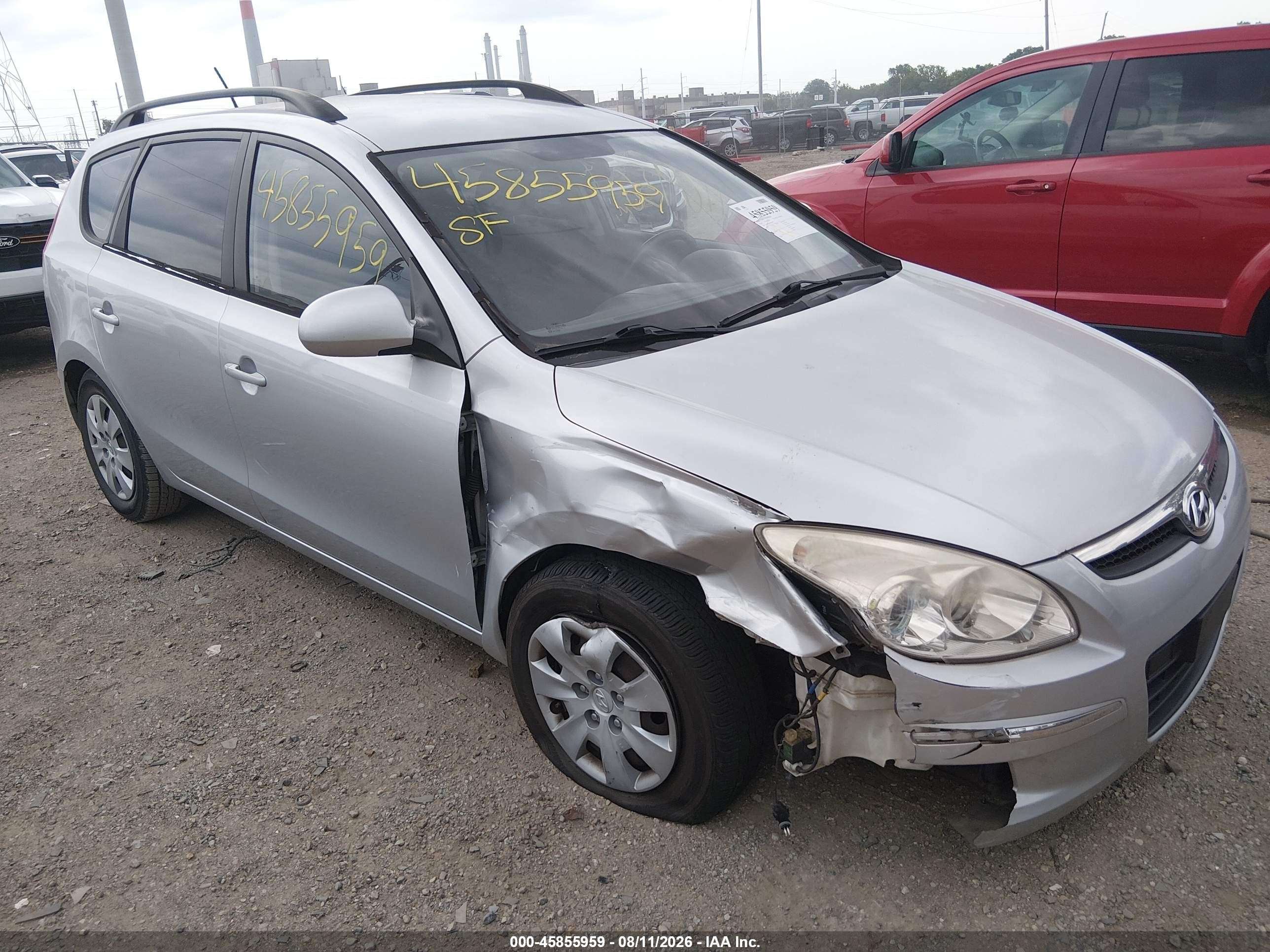 2010 Hyundai Elantra Touring Gls Silver vin: KMHDC8AE8AU064407