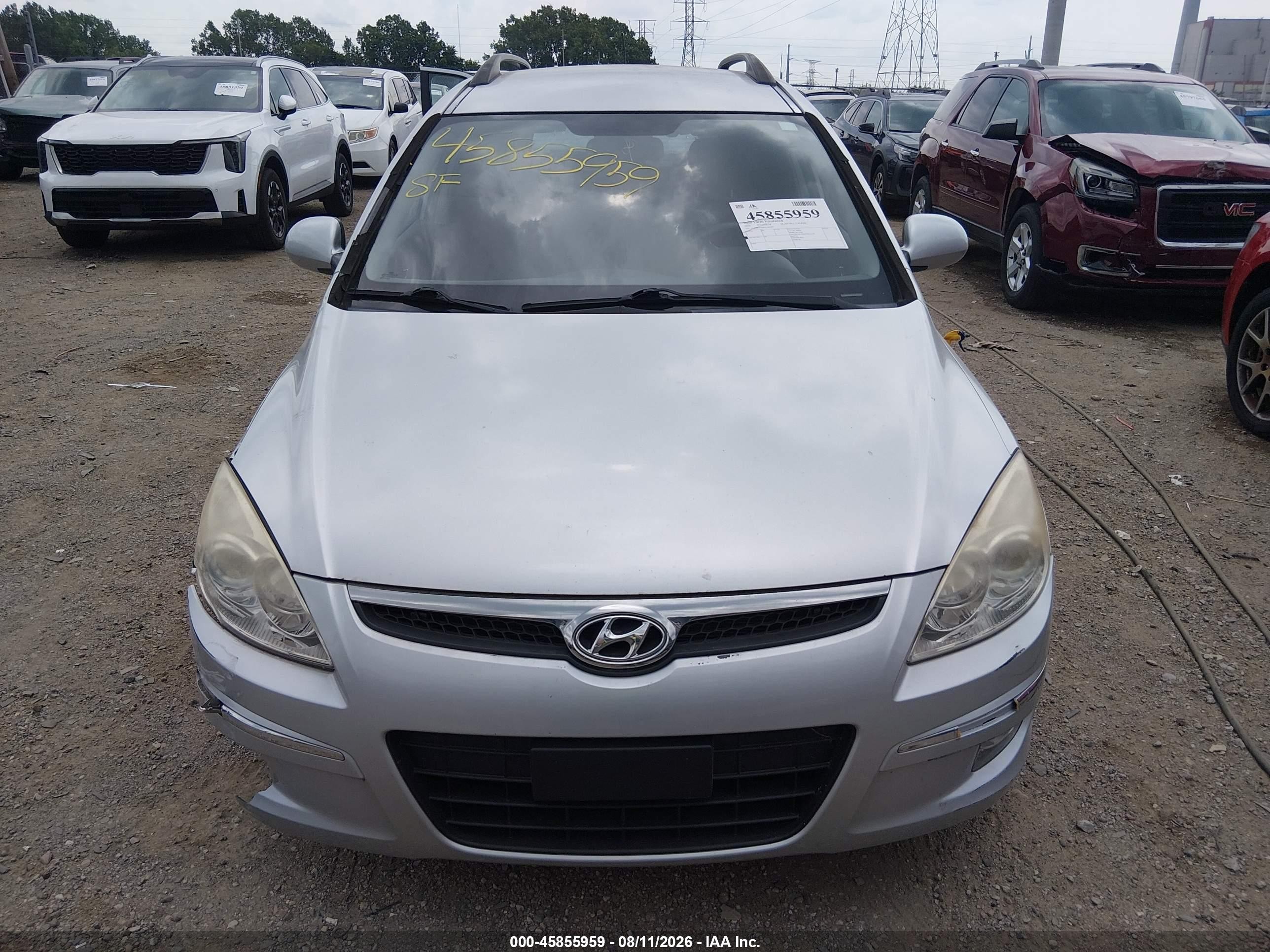 2010 Hyundai Elantra Touring Gls Silver vin: KMHDC8AE8AU064407