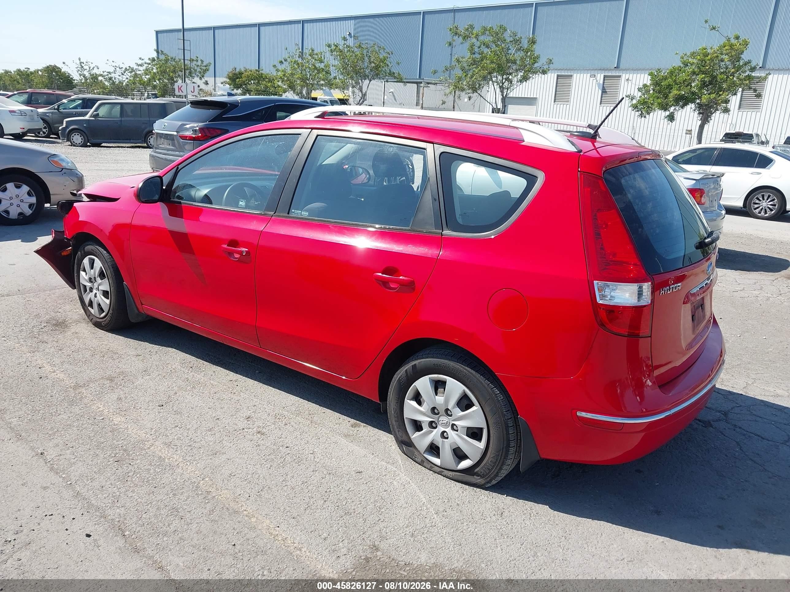 2011 Hyundai Elantra Touring Gls Red vin: KMHDC8AE8BU086862