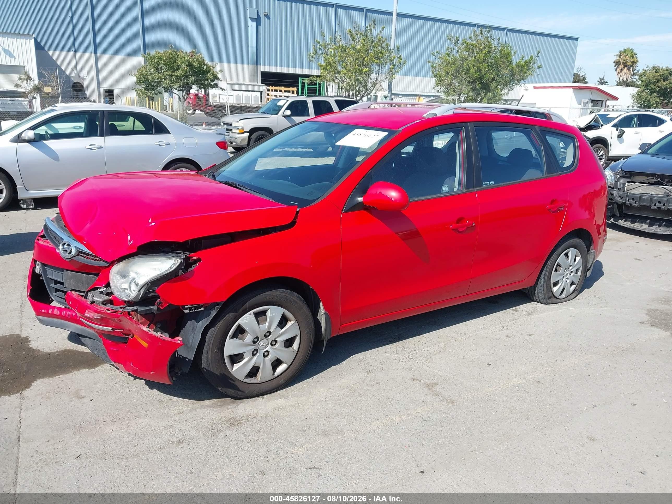 2011 Hyundai Elantra Touring Gls Red vin: KMHDC8AE8BU086862
